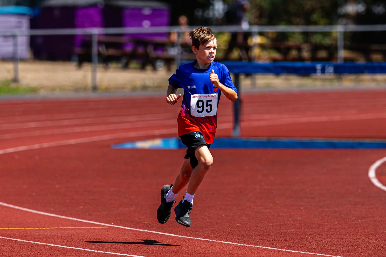 Brentwood Beagles athletes at the Essex Relay Championships, Thurrock, 12 July 2026