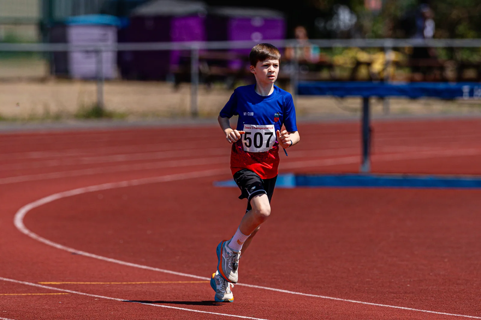 Brentwood Beagles athletes at the Essex Relay Championships, Thurrock, 12 July 2026