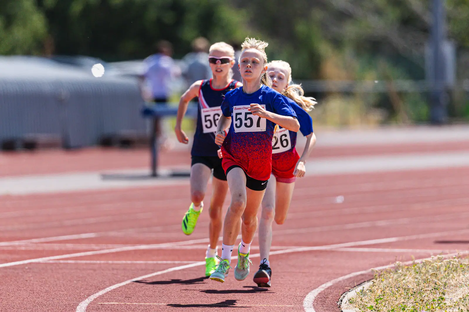 Brentwood Beagles athletes at the Essex Relay Championships, Thurrock, 12 July 2026