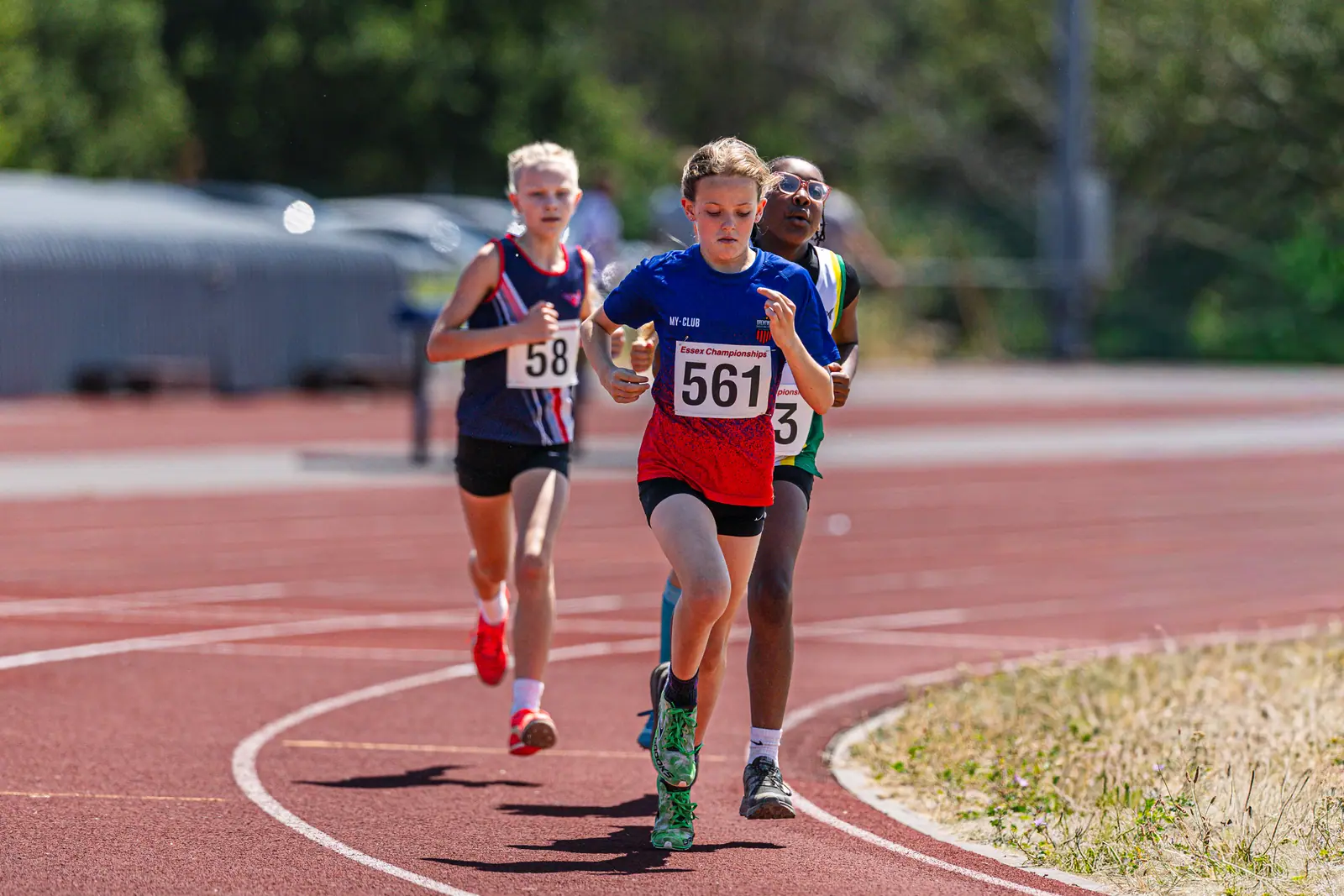 Brentwood Beagles athletes at the Essex Relay Championships, Thurrock, 12 July 2026