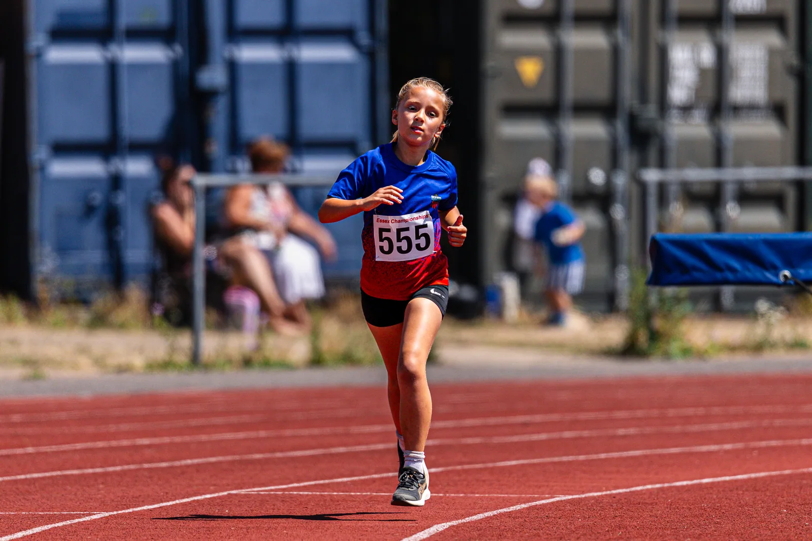 Brentwood Beagles athletes at the Essex Relay Championships, Thurrock, 12 July 2026