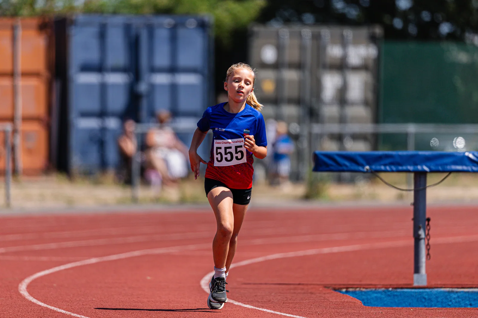 Brentwood Beagles athletes at the Essex Relay Championships, Thurrock, 12 July 2026
