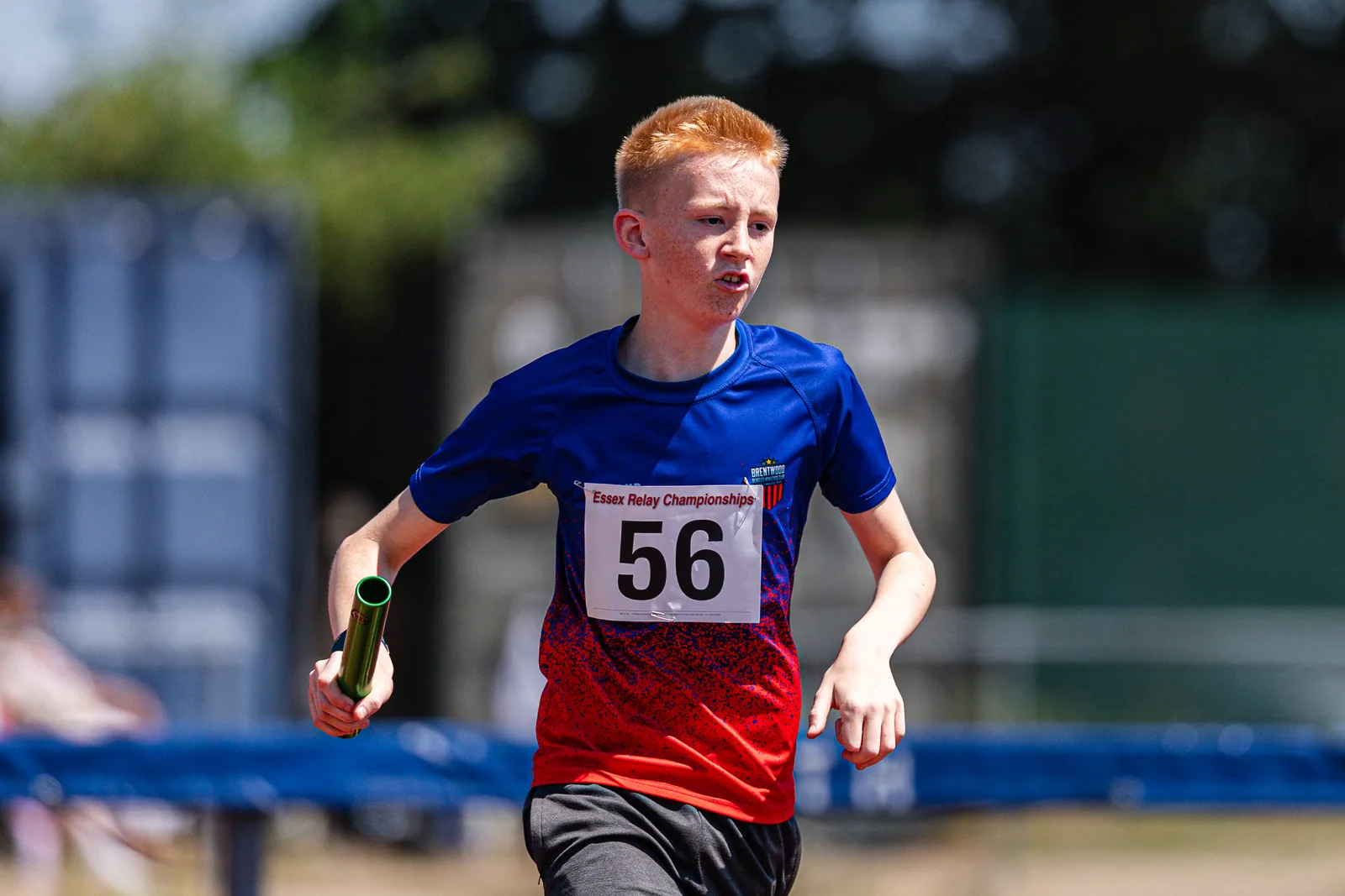 Brentwood Beagles athletes at the Essex Relay Championships, Thurrock, 12 July 2026