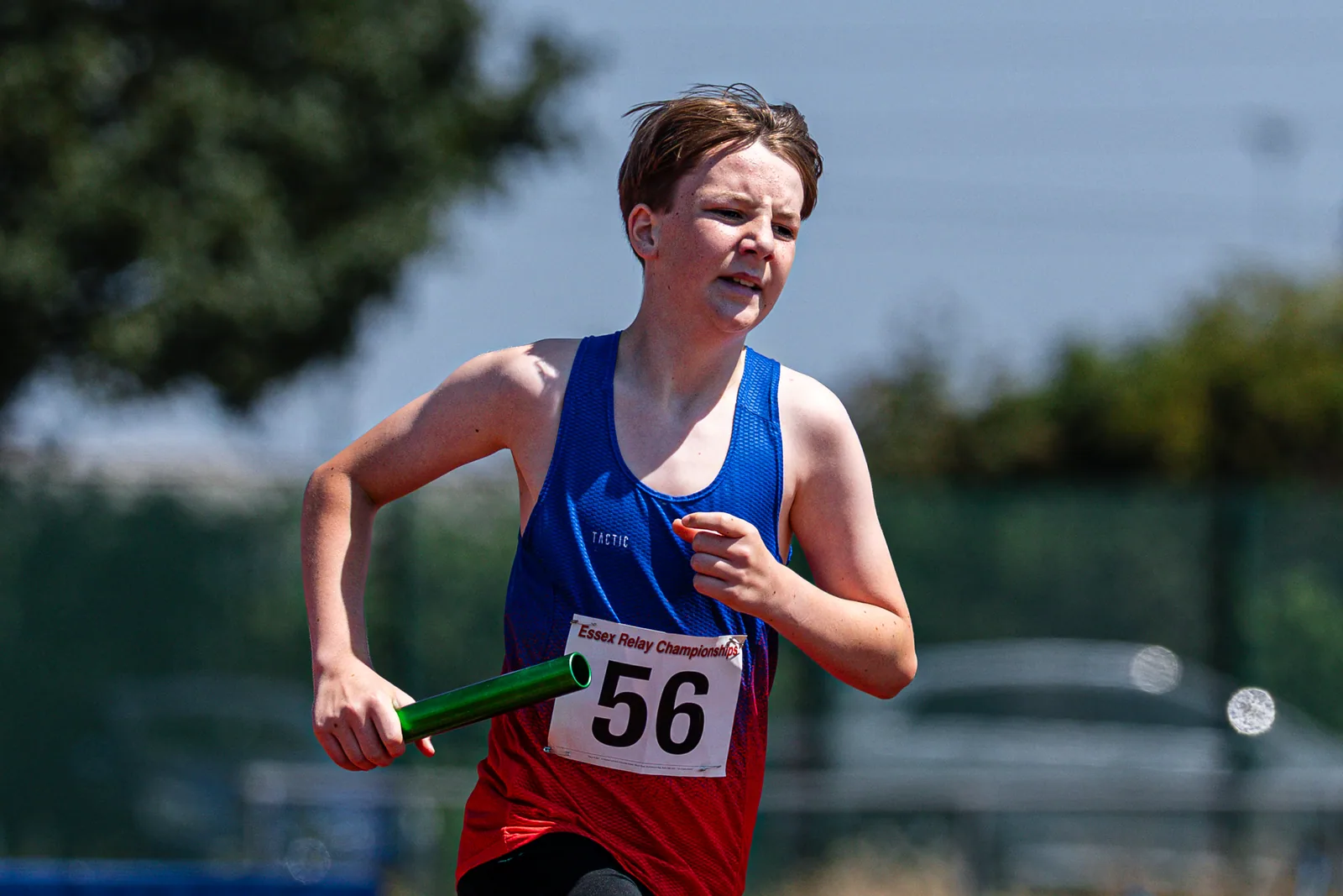 Brentwood Beagles athletes at the Essex Relay Championships, Thurrock, 12 July 2026