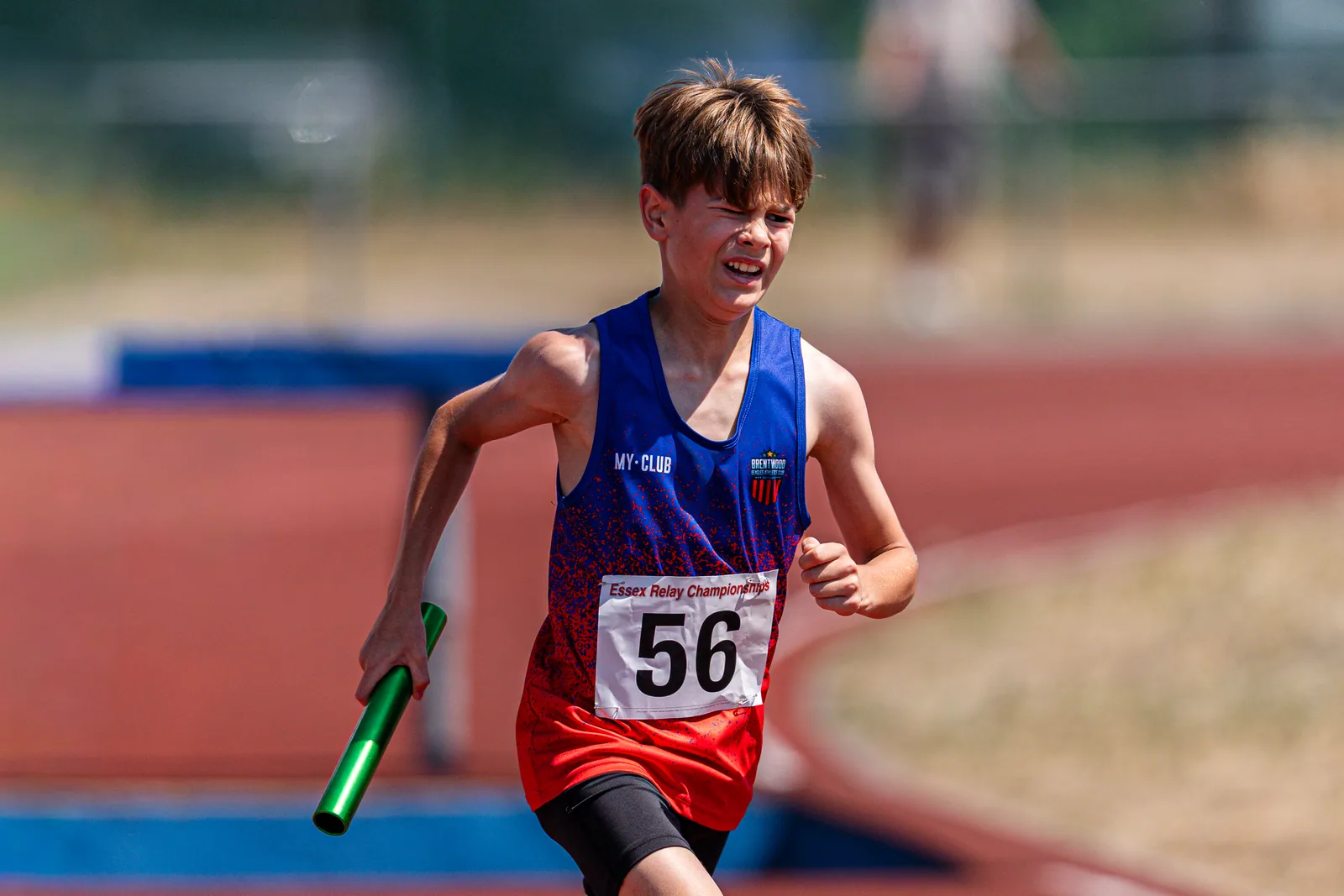 Brentwood Beagles athletes at the Essex Relay Championships, Thurrock, 12 July 2026