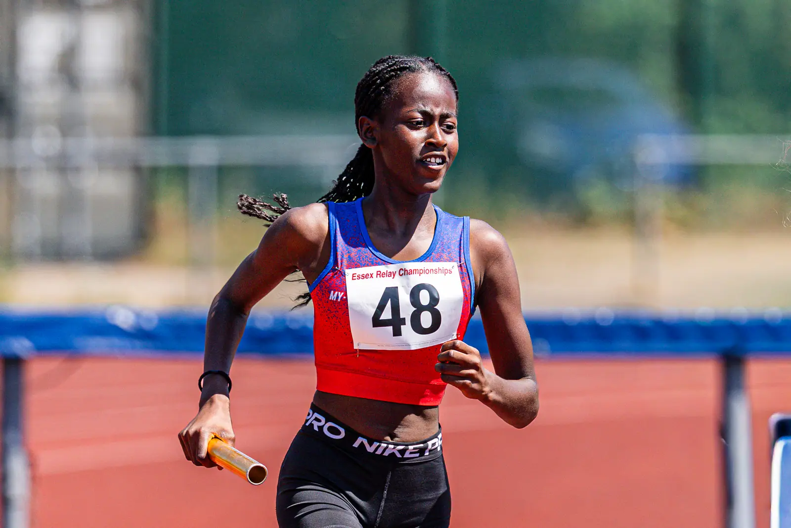 Brentwood Beagles athletes at the Essex Relay Championships, Thurrock, 12 July 2026