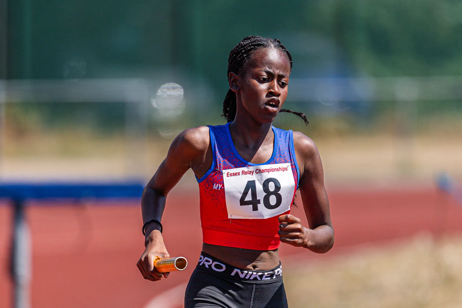 Brentwood Beagles athletes at the Essex Relay Championships, Thurrock, 12 July 2026
