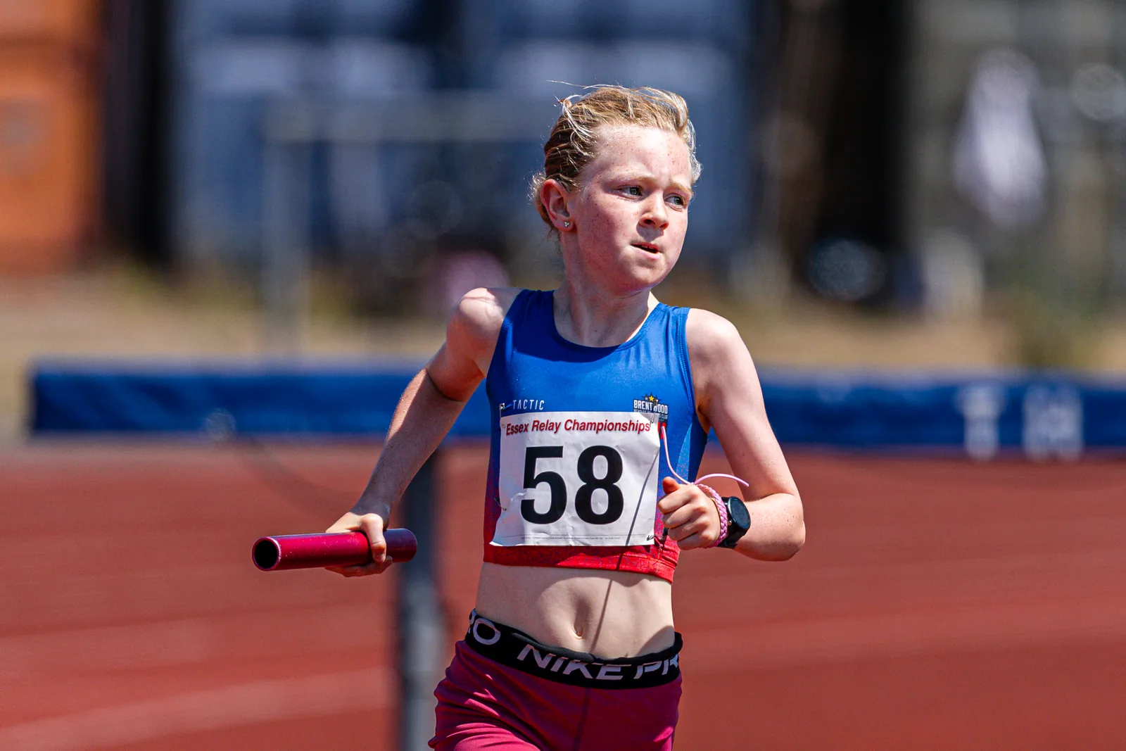 Brentwood Beagles athletes at the Essex Relay Championships, Thurrock, 12 July 2026