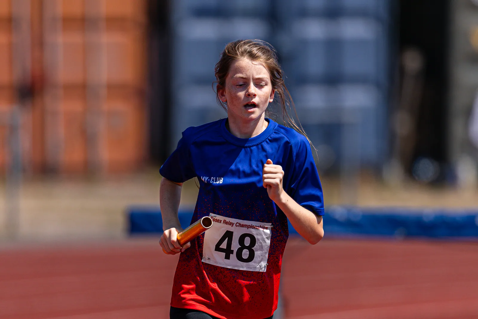 Brentwood Beagles athletes at the Essex Relay Championships, Thurrock, 12 July 2026