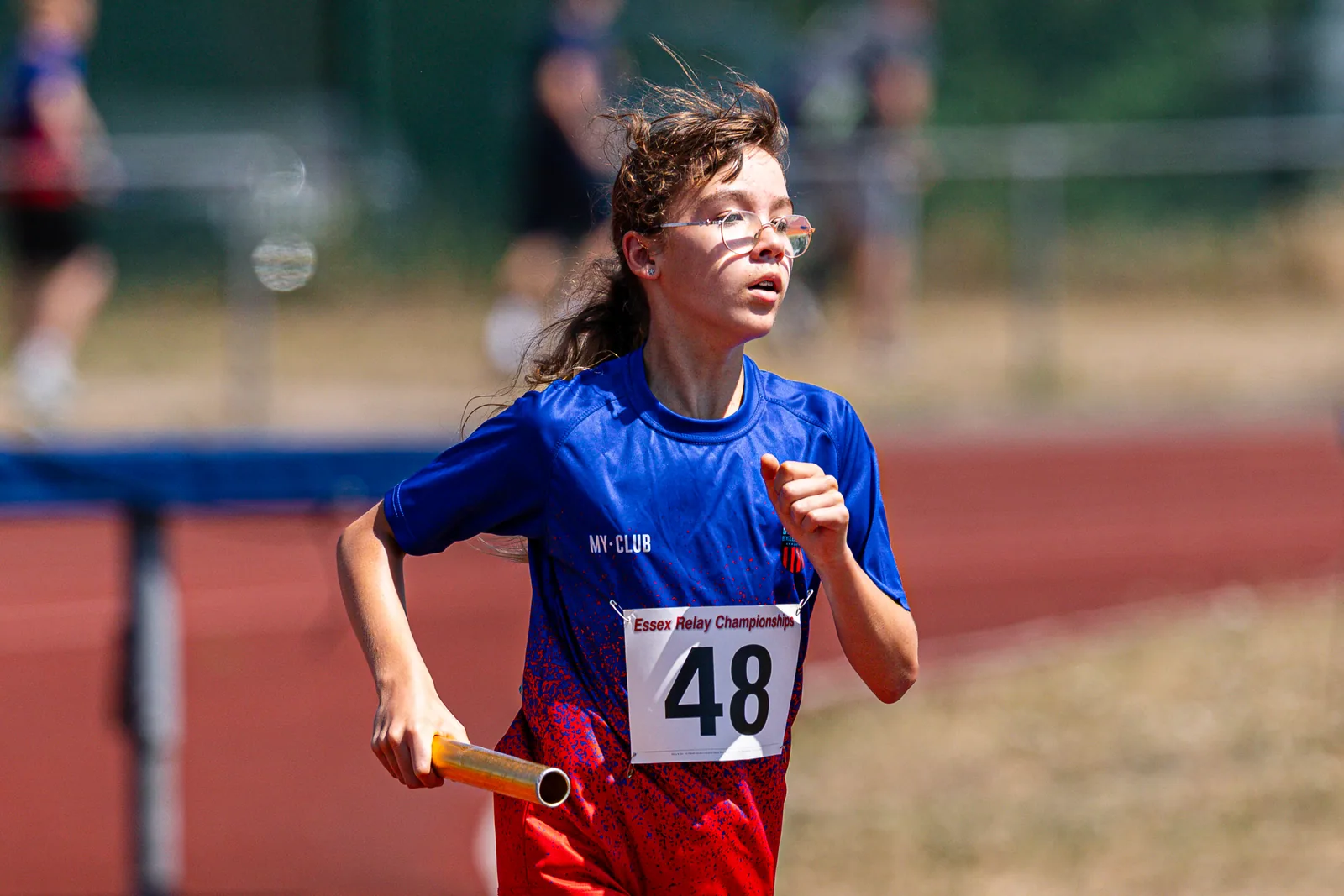 Brentwood Beagles athletes at the Essex Relay Championships, Thurrock, 12 July 2026