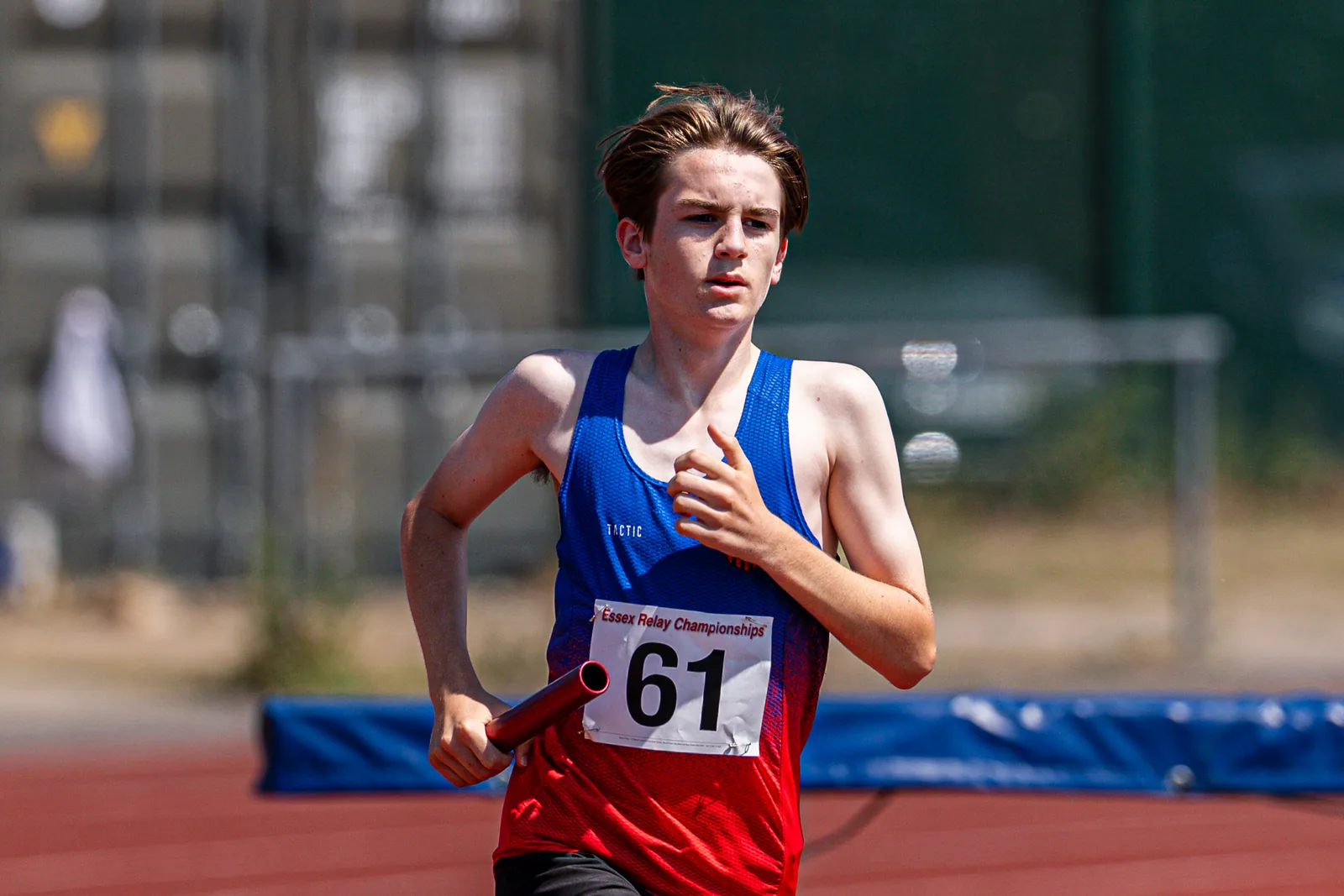 Brentwood Beagles athletes at the Essex Relay Championships, Thurrock, 12 July 2026