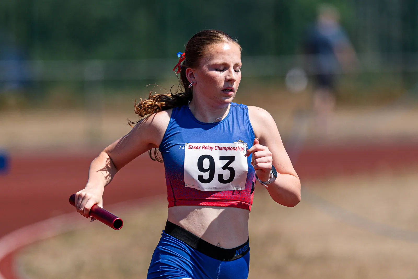 Brentwood Beagles athletes at the Essex Relay Championships, Thurrock, 12 July 2026