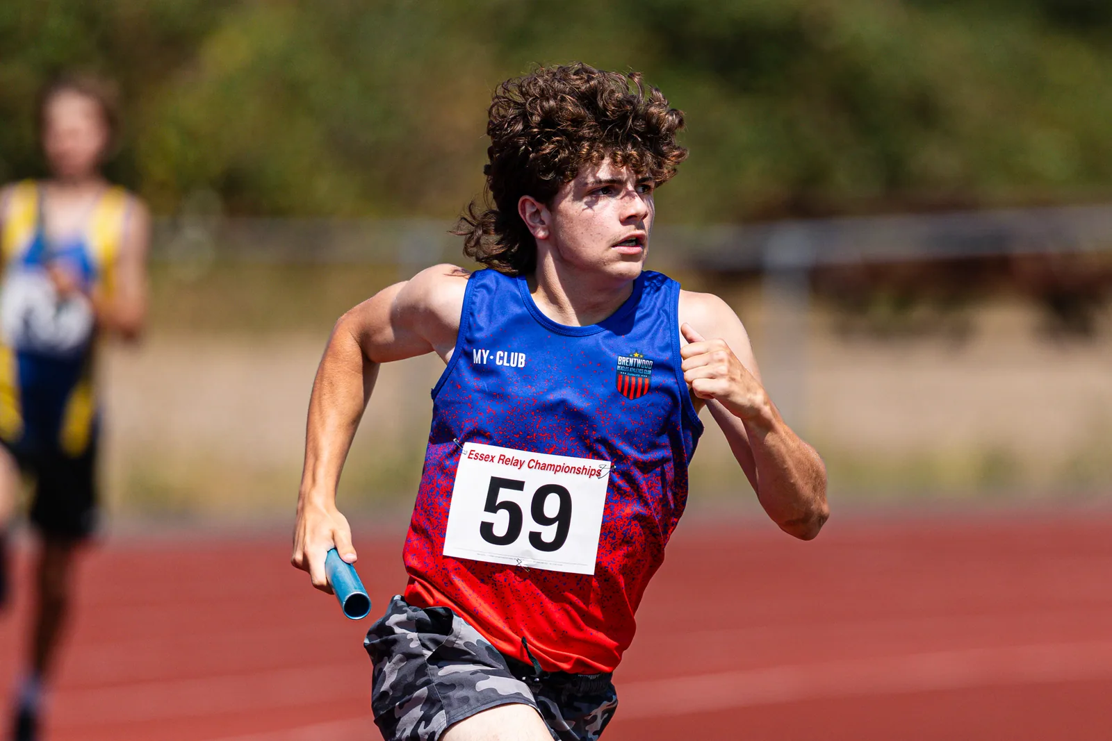 Brentwood Beagles athletes at the Essex Relay Championships, Thurrock, 12 July 2026