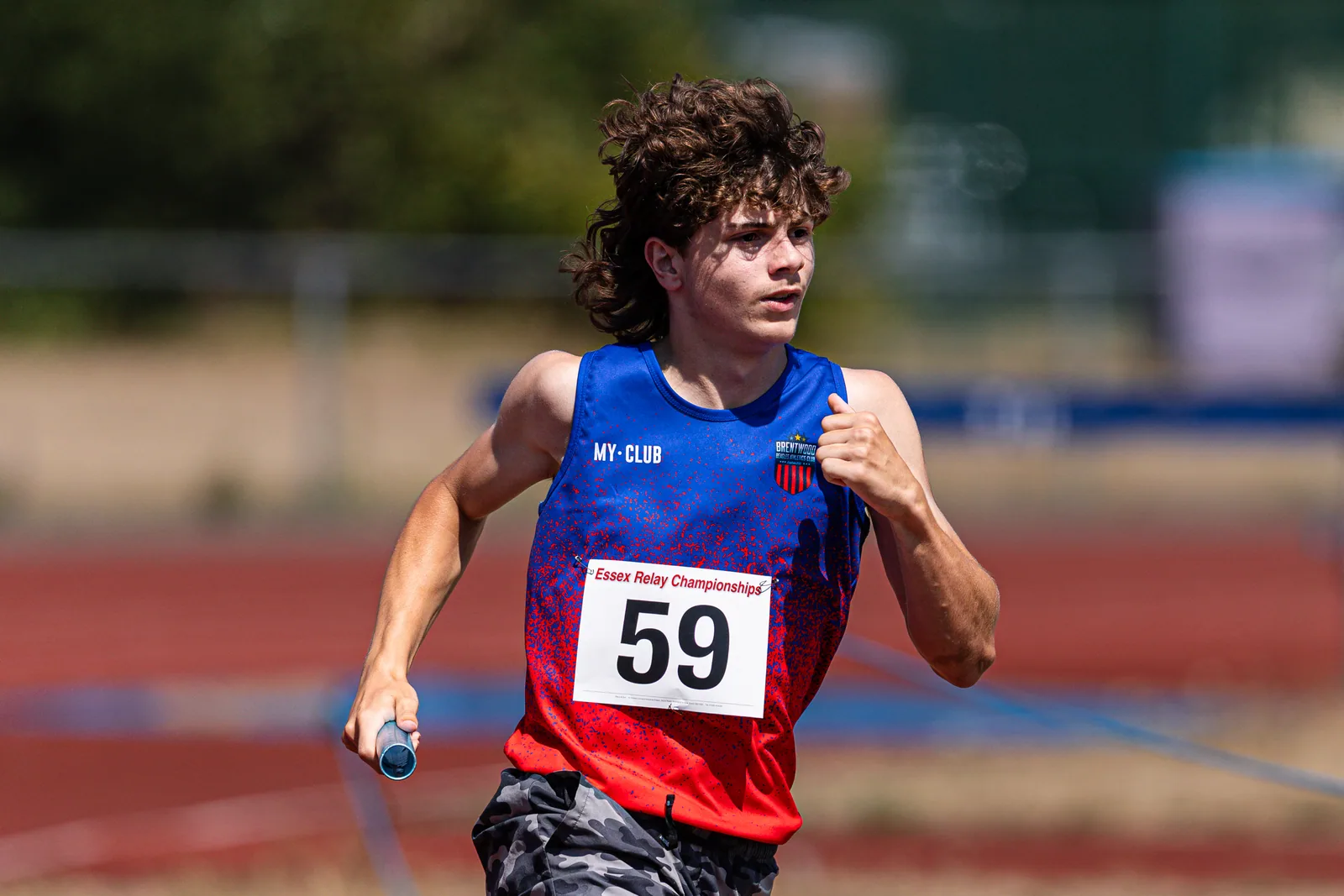 Brentwood Beagles athletes at the Essex Relay Championships, Thurrock, 12 July 2026
