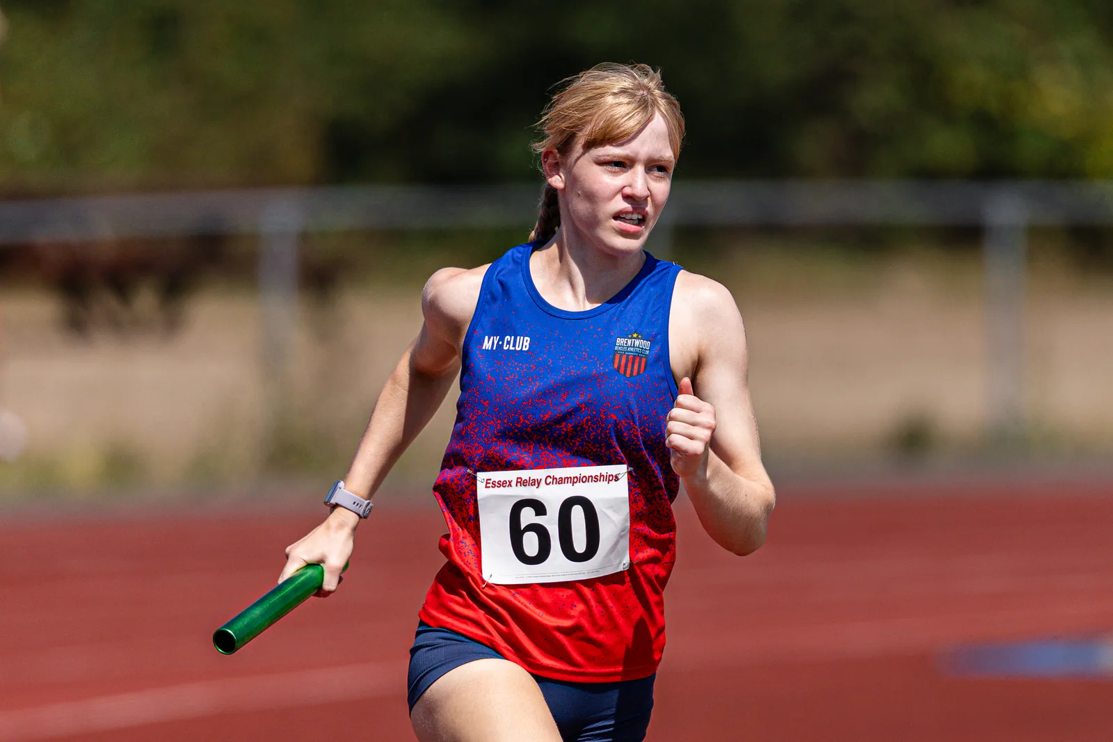 Brentwood Beagles athletes at the Essex Relay Championships, Thurrock, 12 July 2026