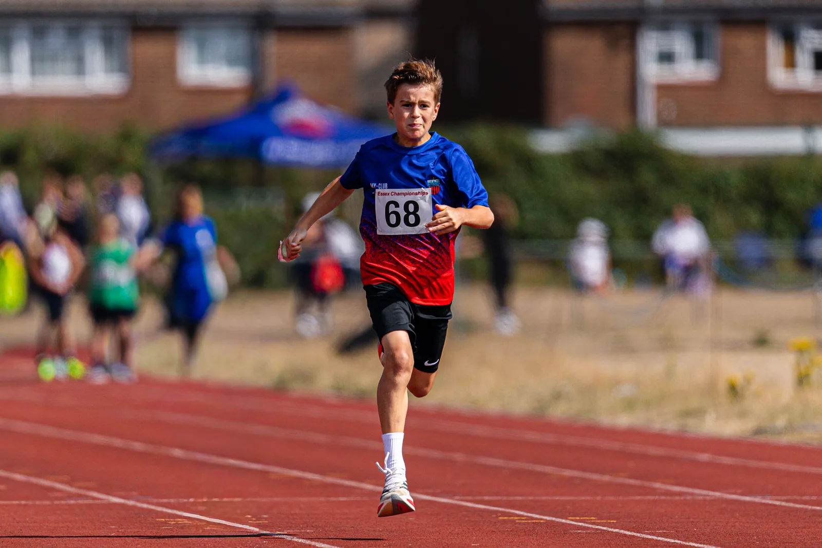 Brentwood Beagles athletes at the Essex Relay Championships, Thurrock, 12 July 2026