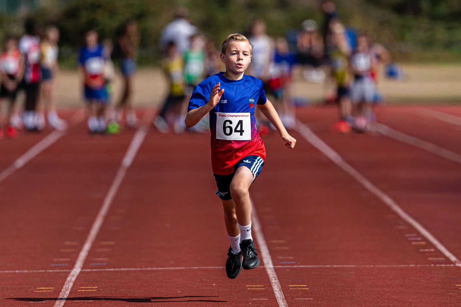 Brentwood Beagles athletes at the Essex Relay Championships, Thurrock, 12 July 2026