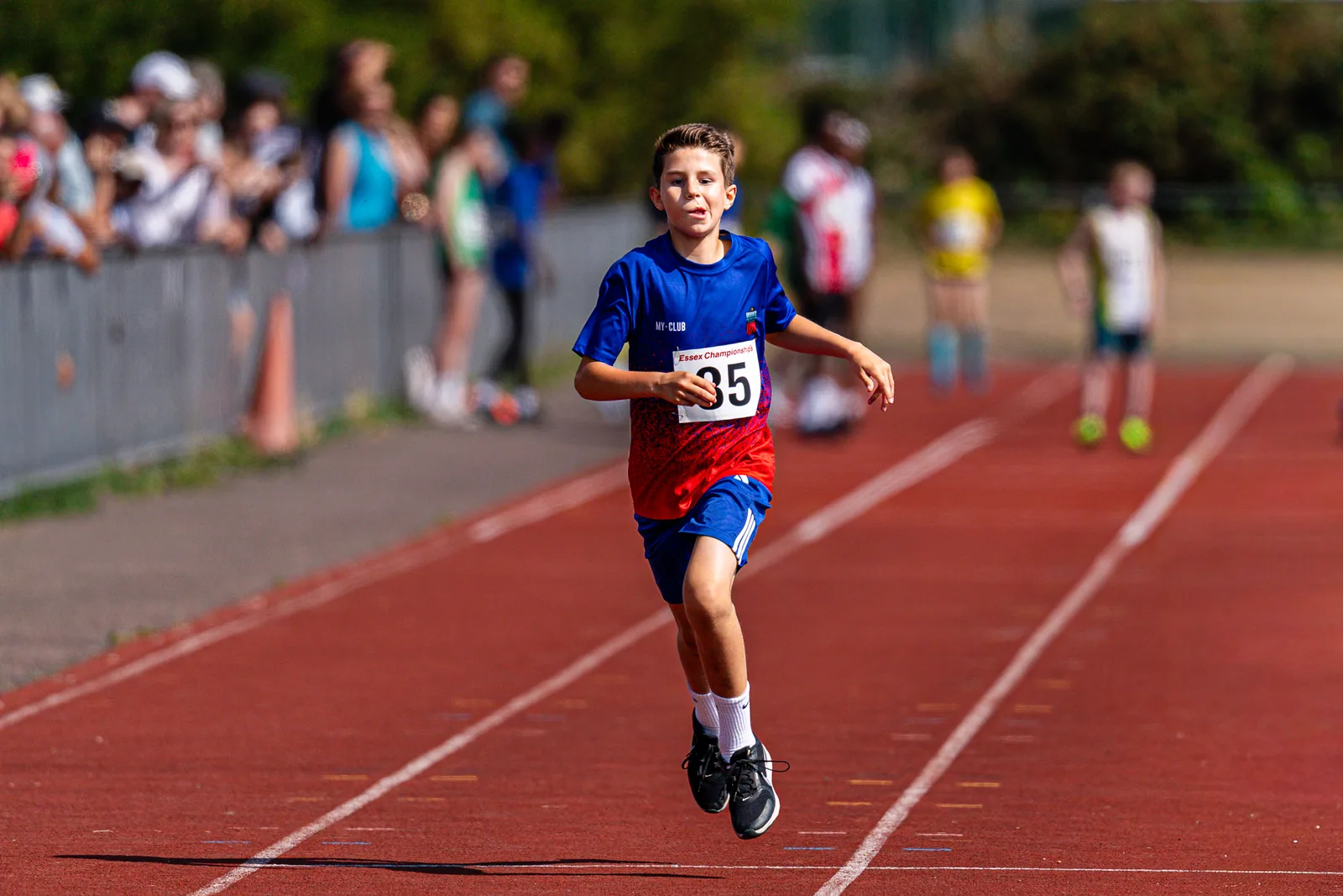 Brentwood Beagles athletes at the Essex Relay Championships, Thurrock, 12 July 2026
