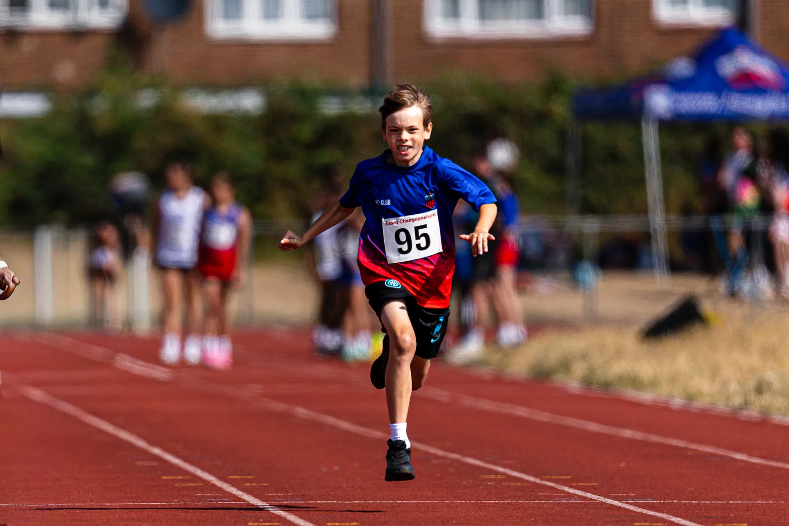 Brentwood Beagles athletes at the Essex Relay Championships, Thurrock, 12 July 2026