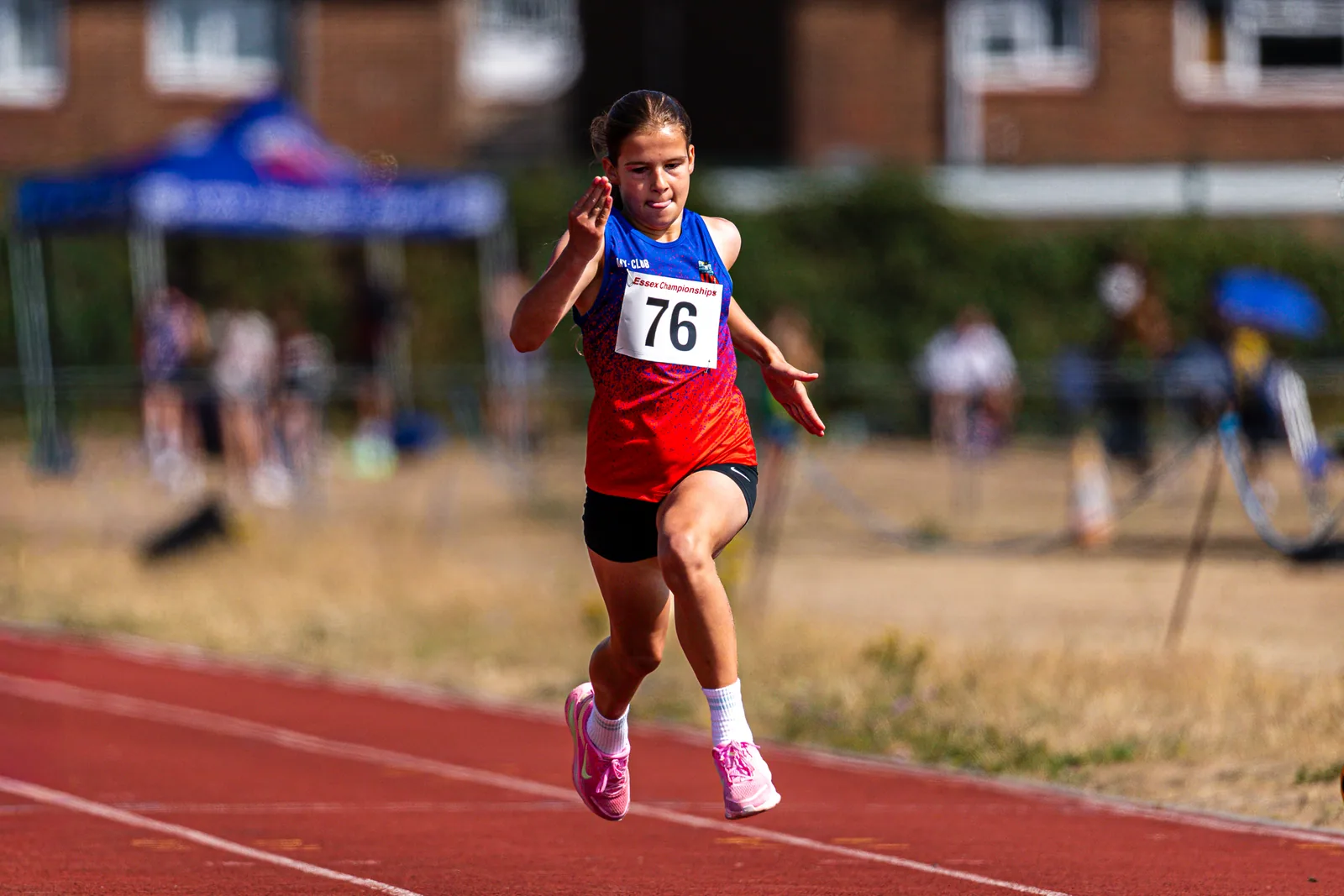 Brentwood Beagles athletes at the Essex Relay Championships, Thurrock, 12 July 2026