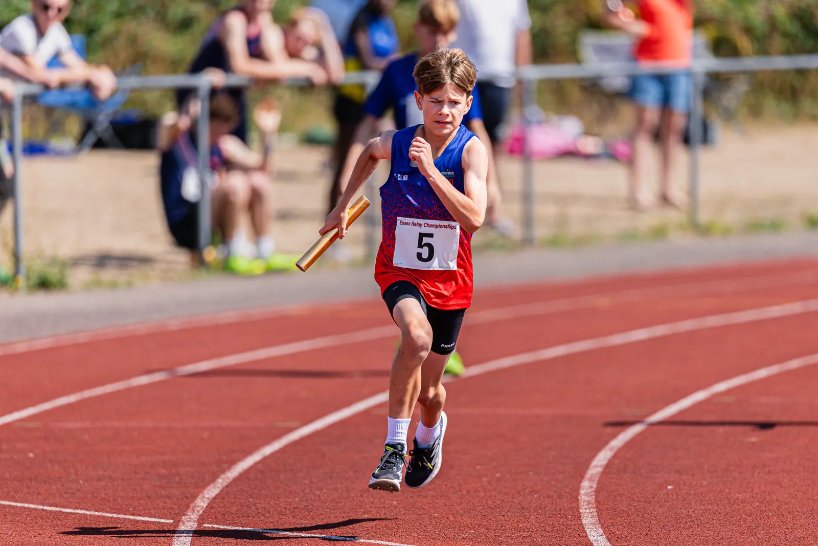 Brentwood Beagles athletes at the Essex Relay Championships, Thurrock, 12 July 2026