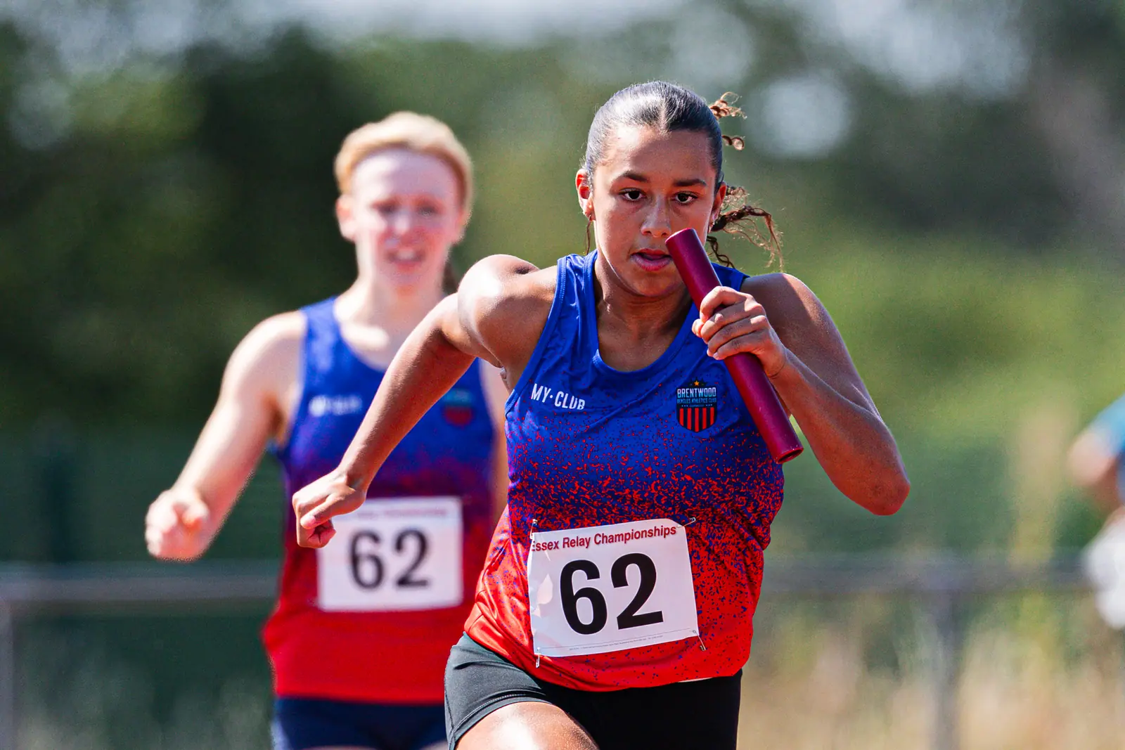 Brentwood Beagles athletes at the Essex Relay Championships, Thurrock, 12 July 2026
