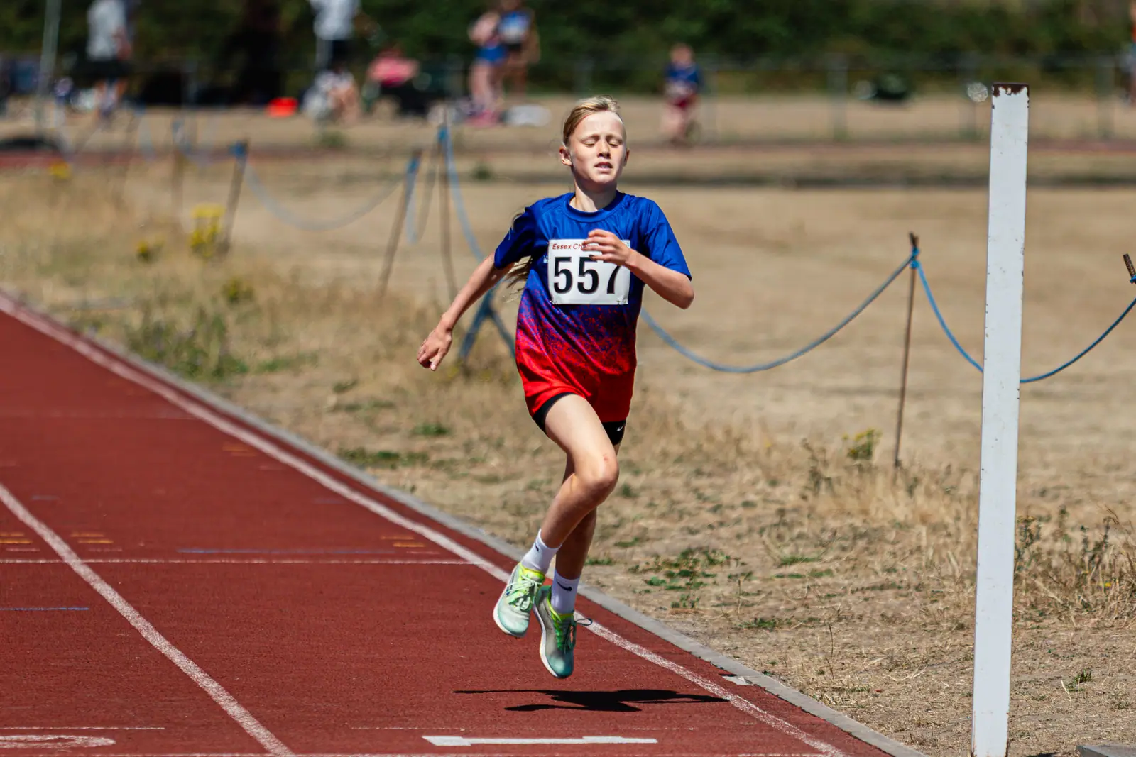 Brentwood Beagles athletes at the Essex Relay Championships, Thurrock, 12 July 2026