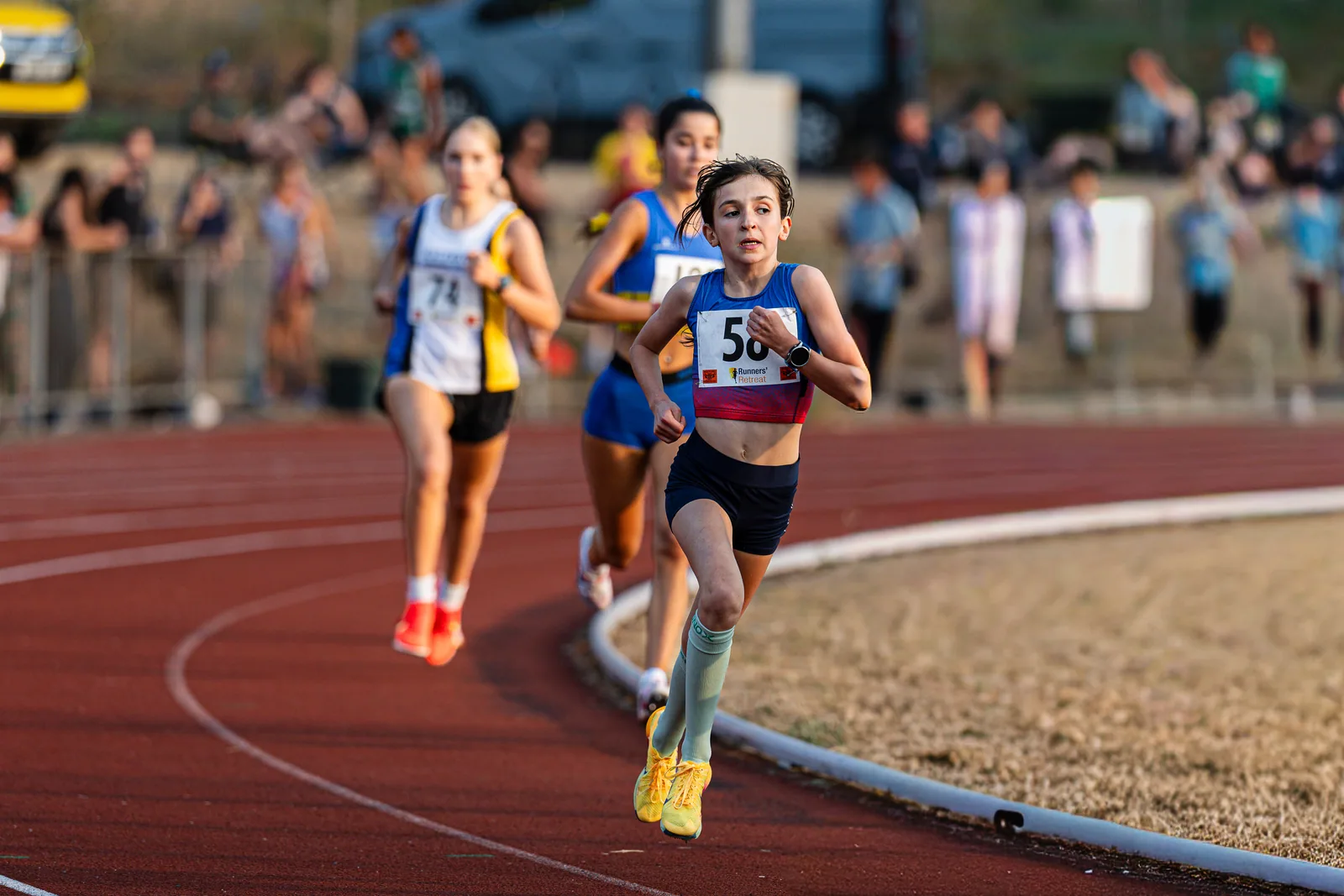 Brentwood Beagles athletes at the Watford Open Graded Meeting, Watford, 22 July 2026