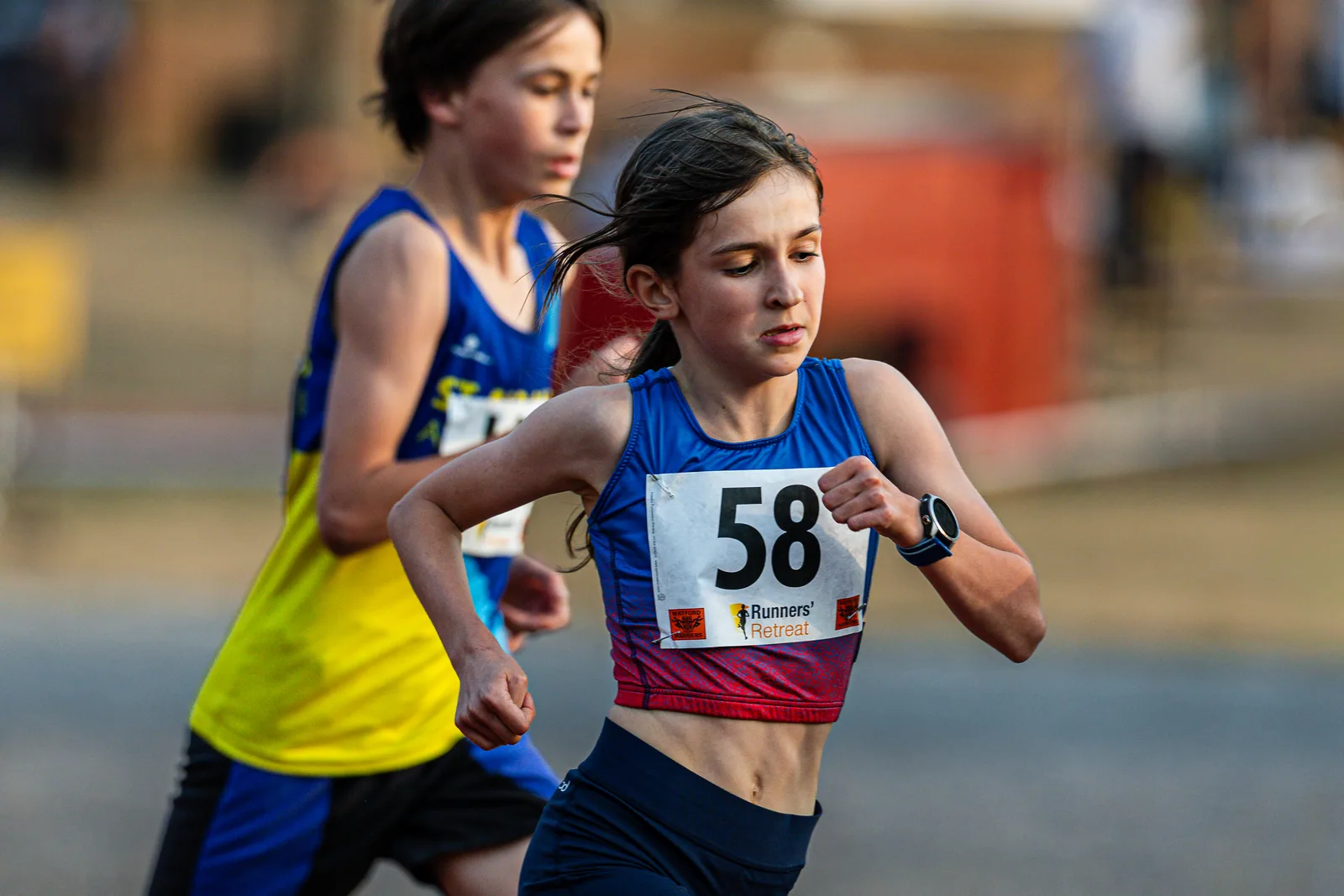 Brentwood Beagles athletes at the Watford Open Graded Meeting, Watford, 22 July 2026