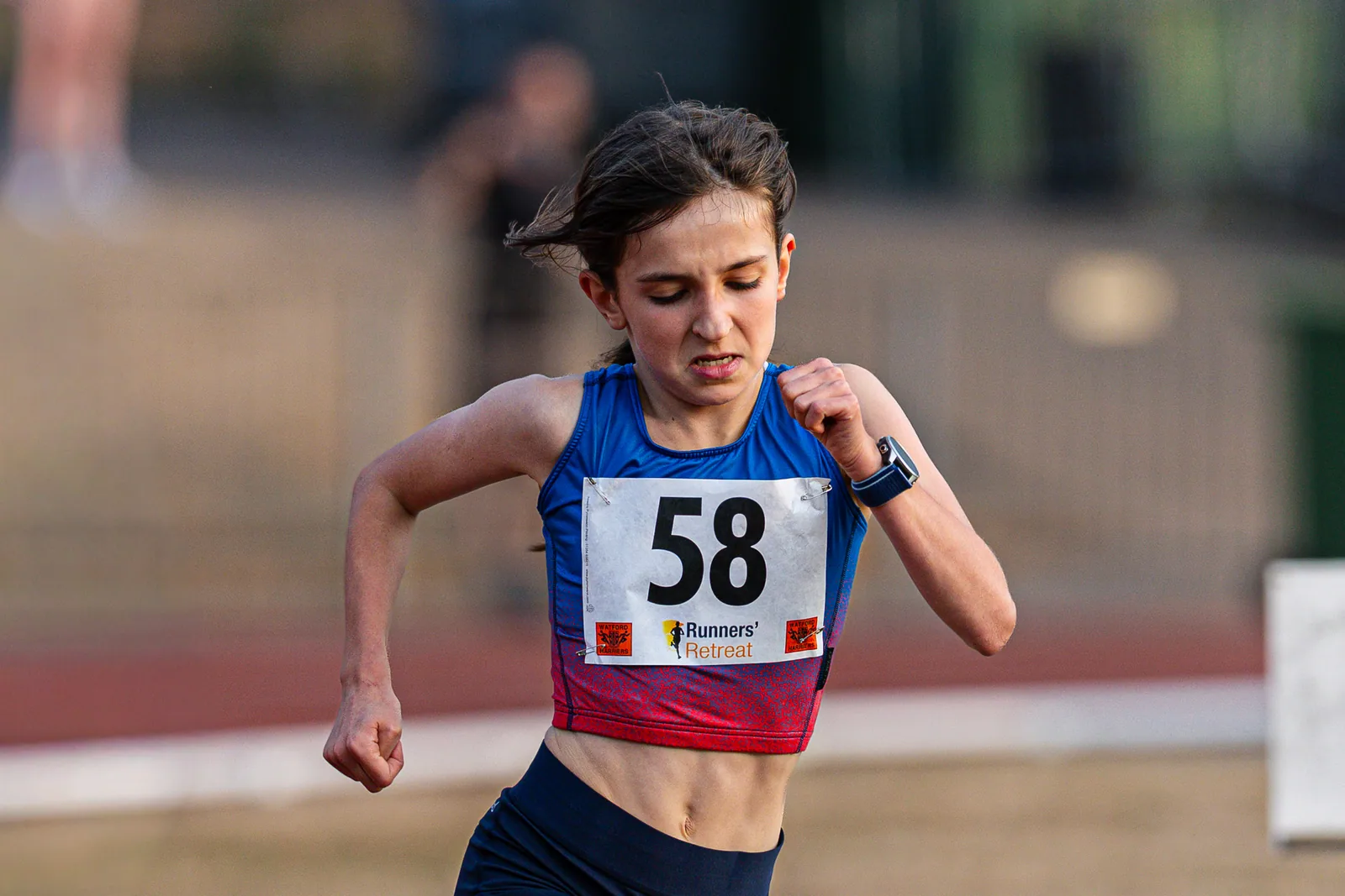 Brentwood Beagles athletes at the Watford Open Graded Meeting, Watford, 22 July 2026