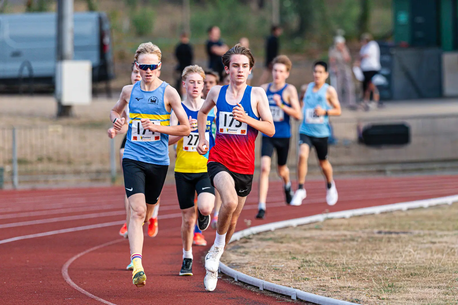 Brentwood Beagles athletes at the Watford Open Graded Meeting, Watford, 22 July 2026