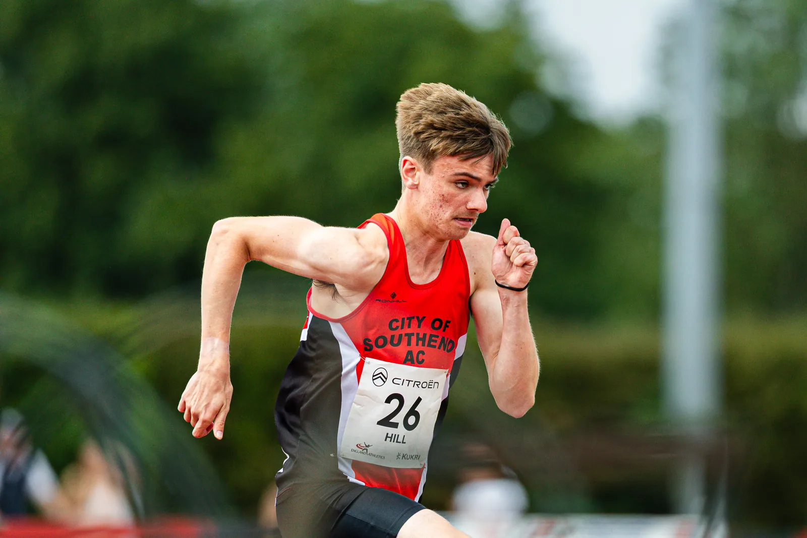 Brentwood Beagles athletes at the England Athletics Age Group Championships, Bedford, 26 July 2026