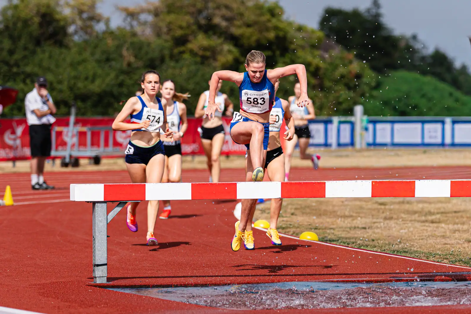 Brentwood Beagles athletes at the England Athletics Age Group Championships, Bedford, 26 July 2026
