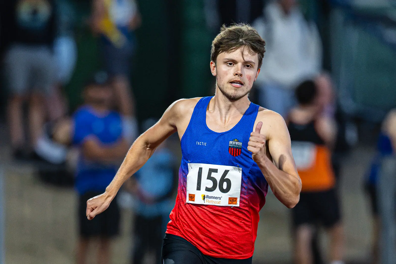 Brentwood Beagles athletes at the Watford Open, Watford, 5 August 2026
