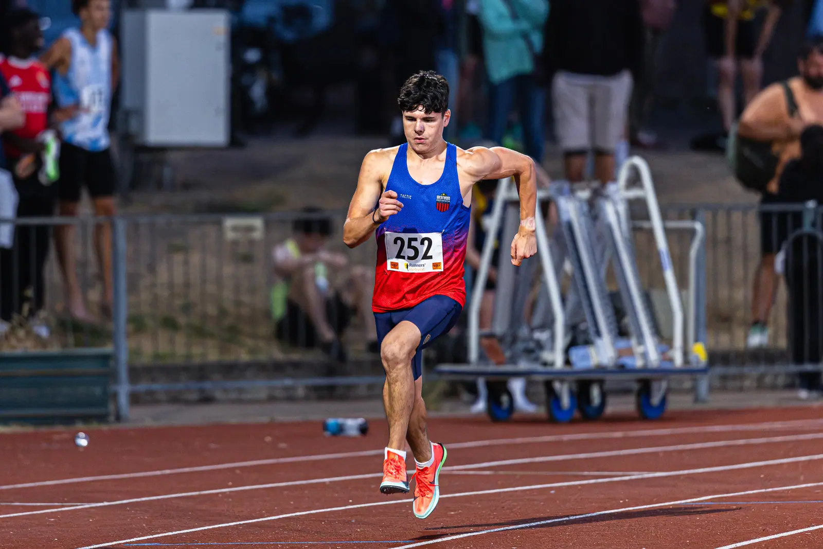 Brentwood Beagles athletes at the Watford Open, Watford, 5 August 2026