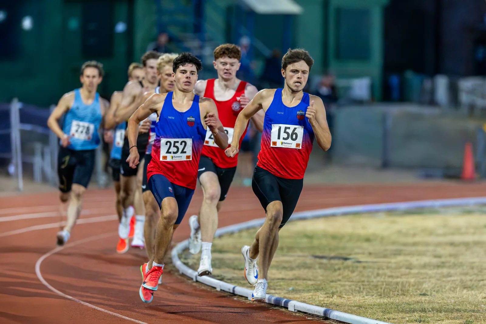 Brentwood Beagles athletes at the Watford Open, Watford, 5 August 2026