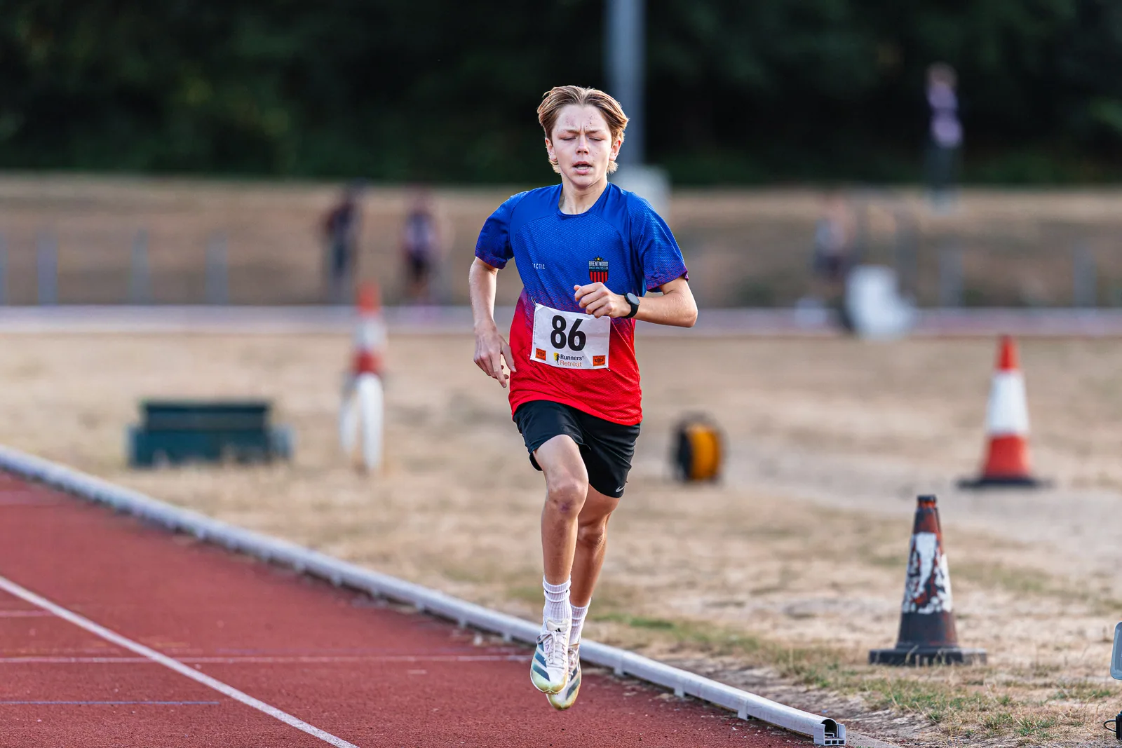 Brentwood Beagles athletes at the Watford Open, Watford, 5 August 2026