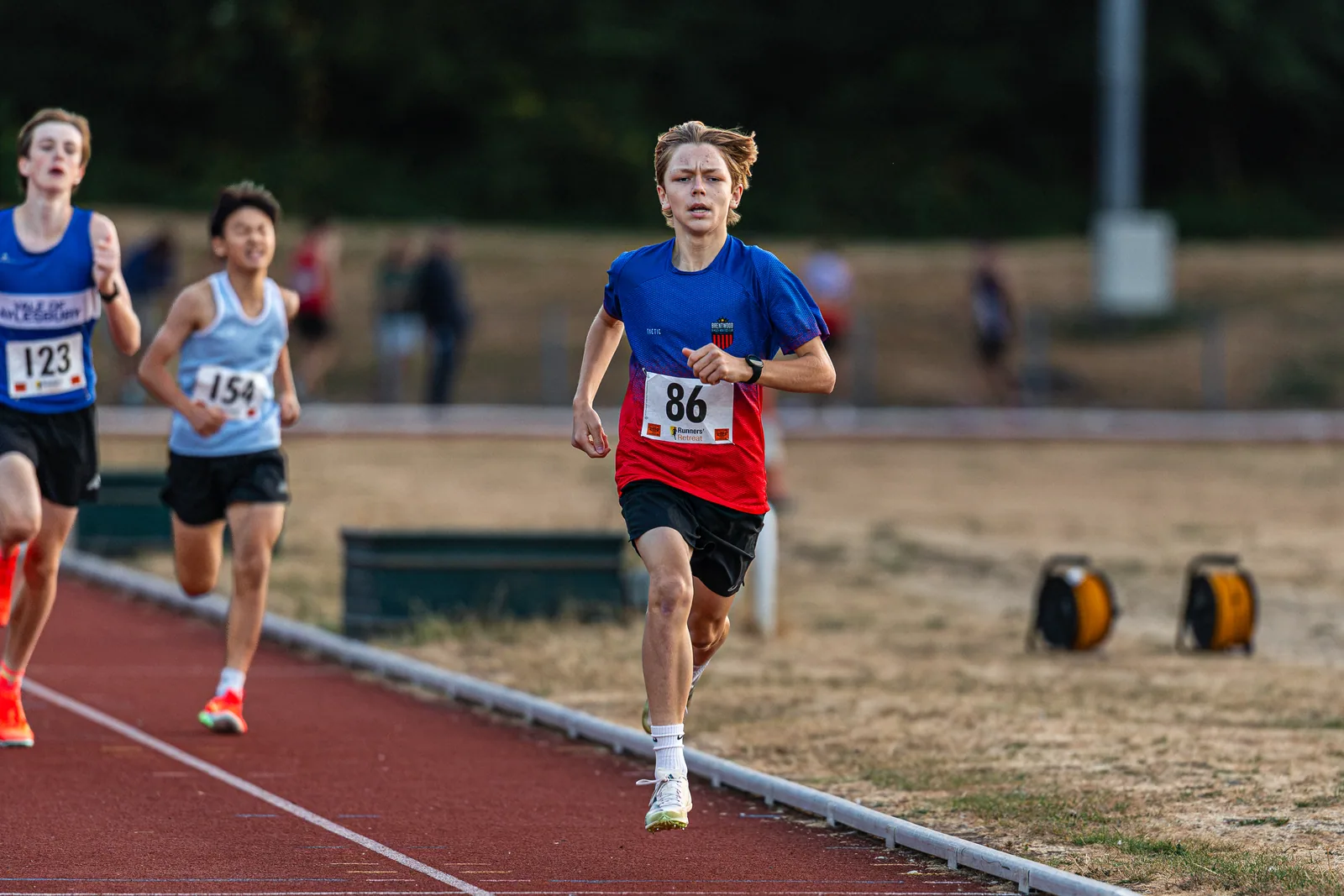 Brentwood Beagles athletes at the Watford Open, Watford, 5 August 2026