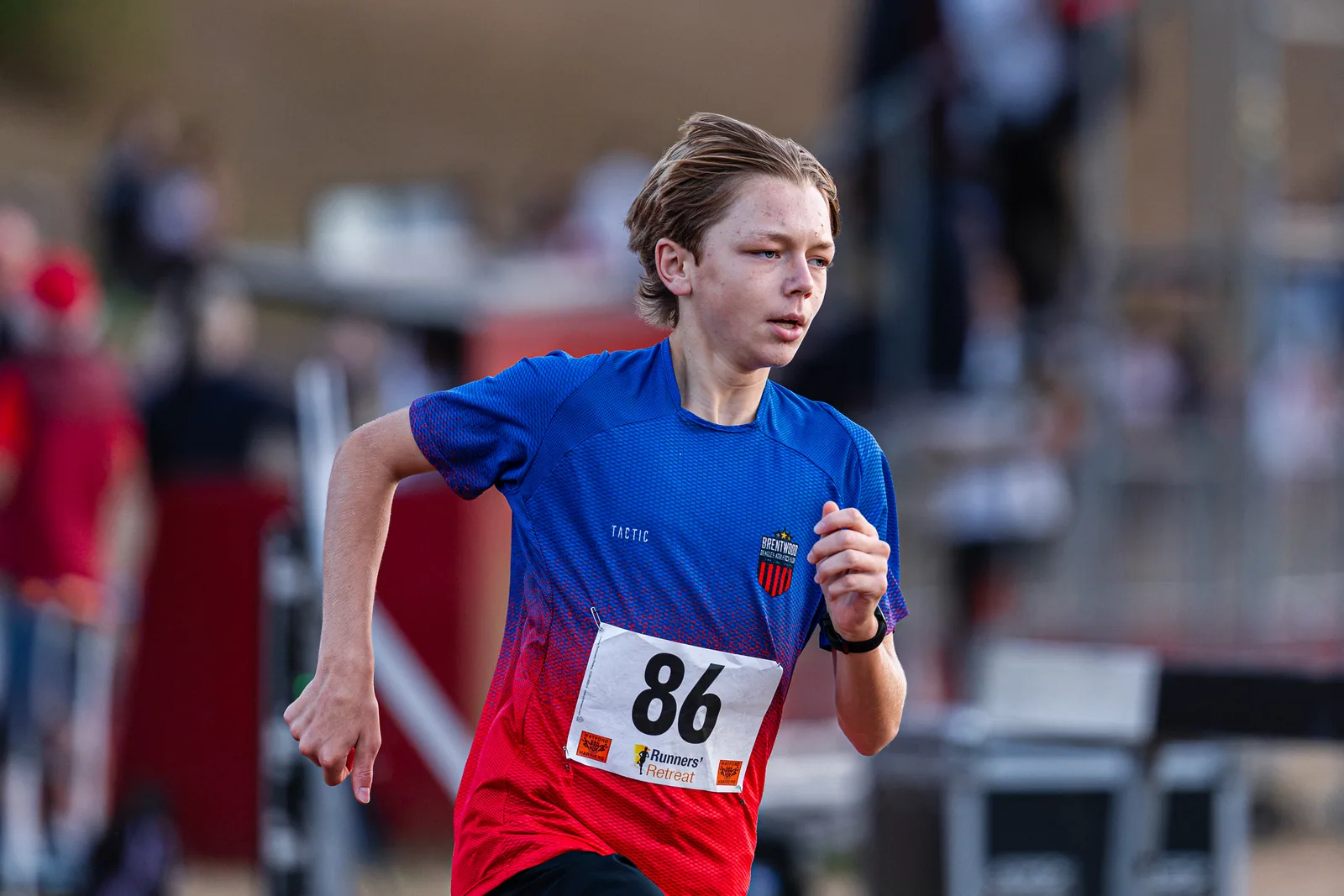 Brentwood Beagles athletes at the Watford Open, Watford, 5 August 2026