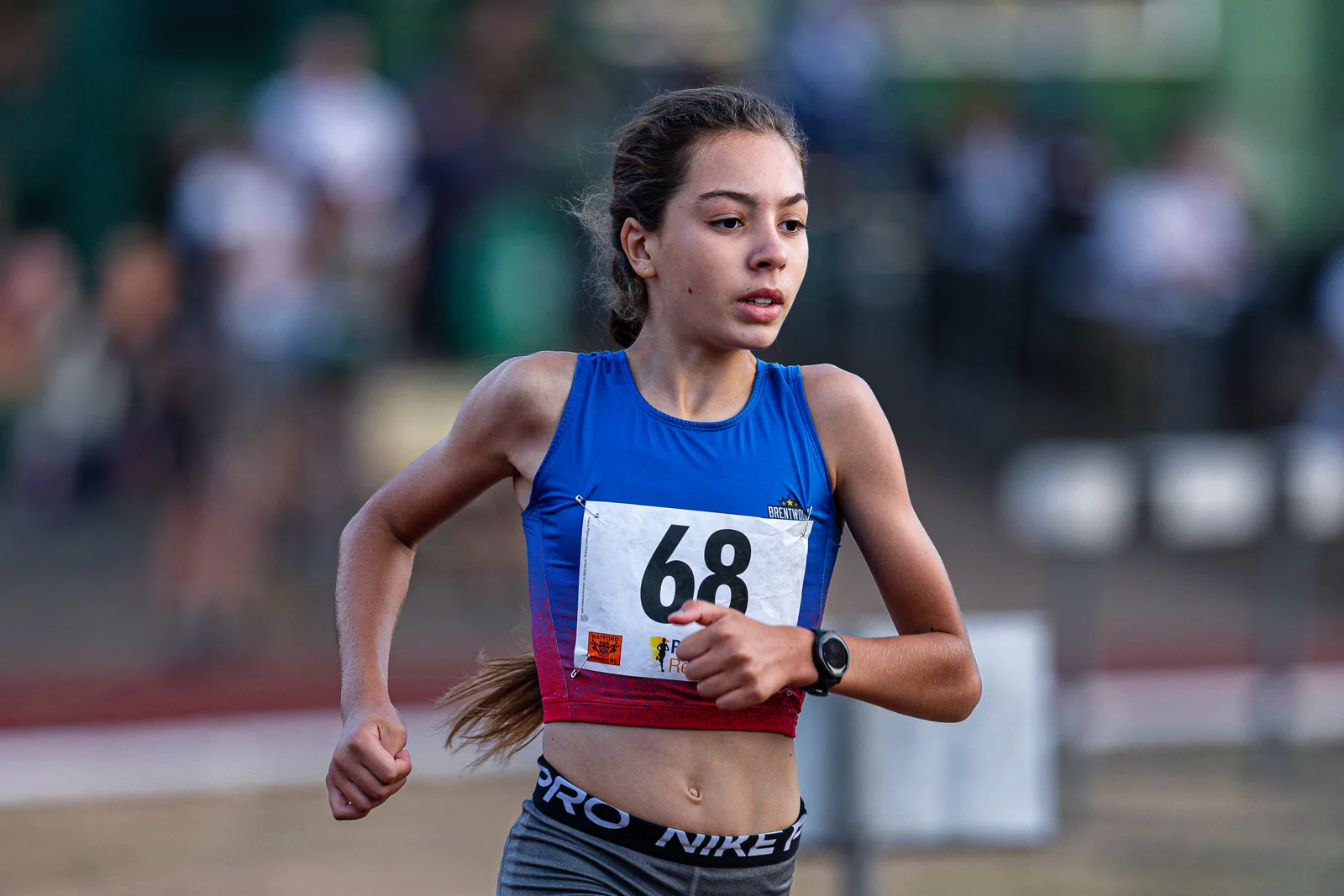 Brentwood Beagles athletes at the Watford Open, Watford, 5 August 2026