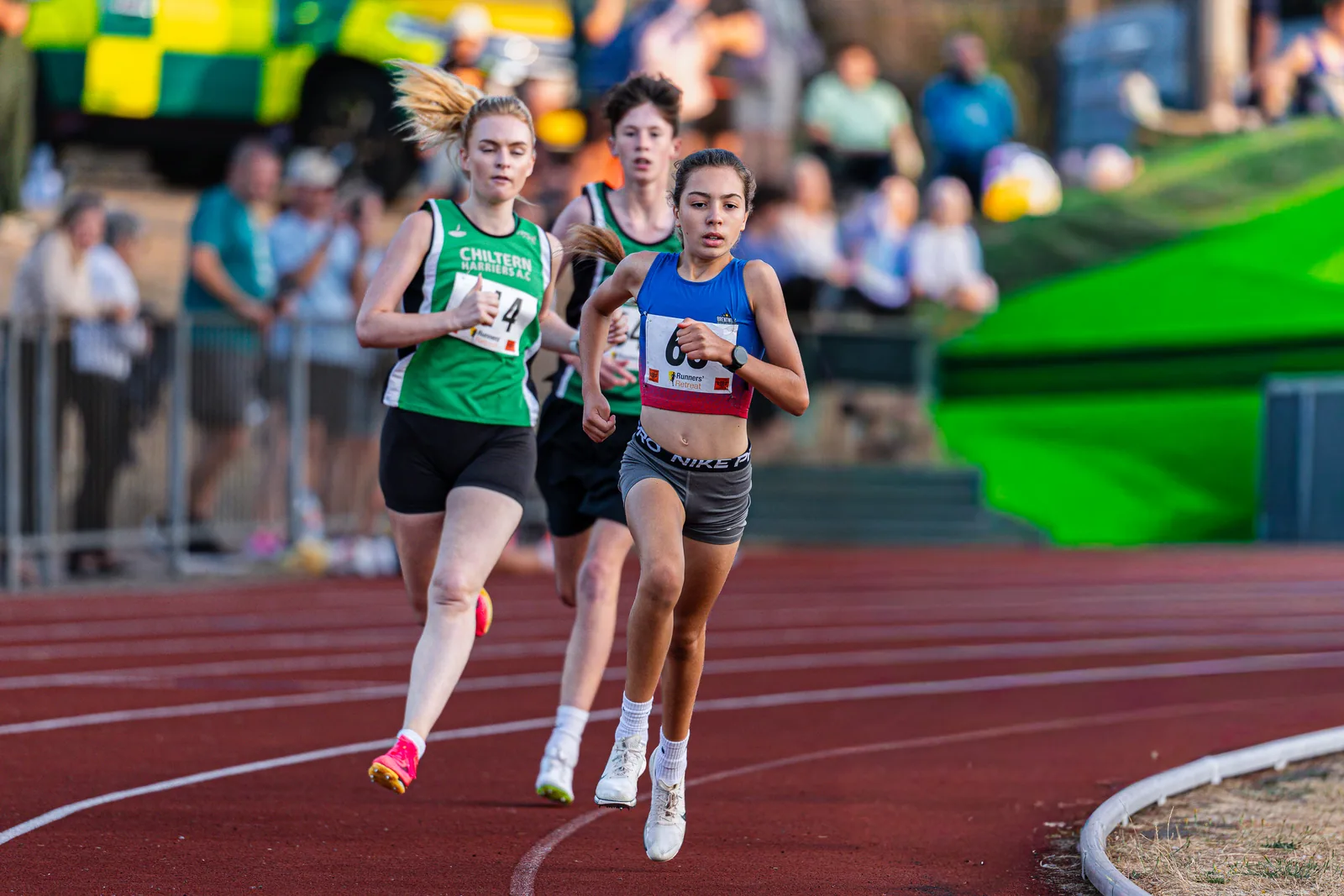 Brentwood Beagles athletes at the Watford Open, Watford, 5 August 2026
