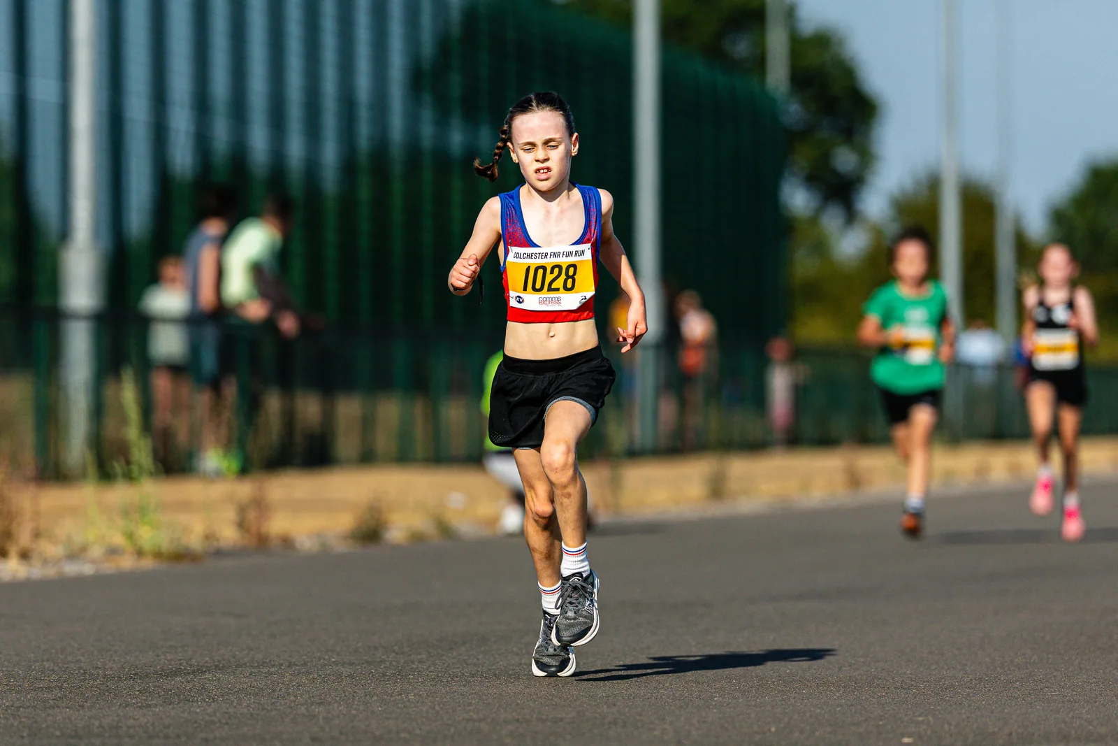 Brentwood Beagles athletes at the Colchester Friday Night 5K / Essex 5K Championships, Colchester, 7 August 2026