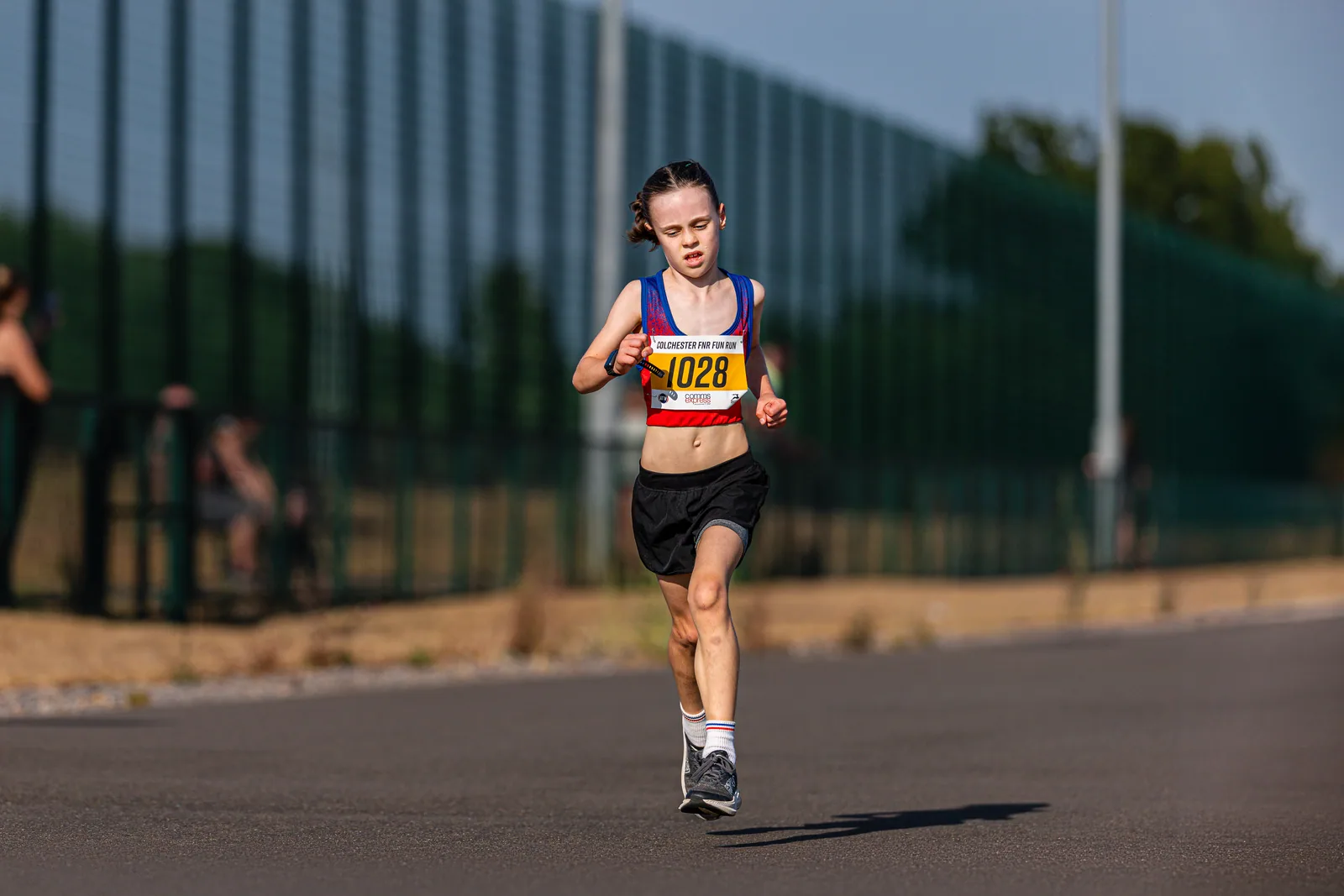 Brentwood Beagles athletes at the Colchester Friday Night 5K / Essex 5K Championships, Colchester, 7 August 2026