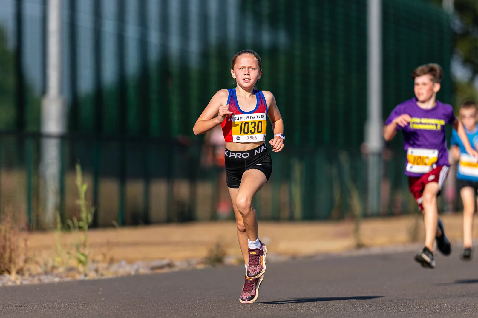 Brentwood Beagles athletes at the Colchester Friday Night 5K / Essex 5K Championships, Colchester, 7 August 2026