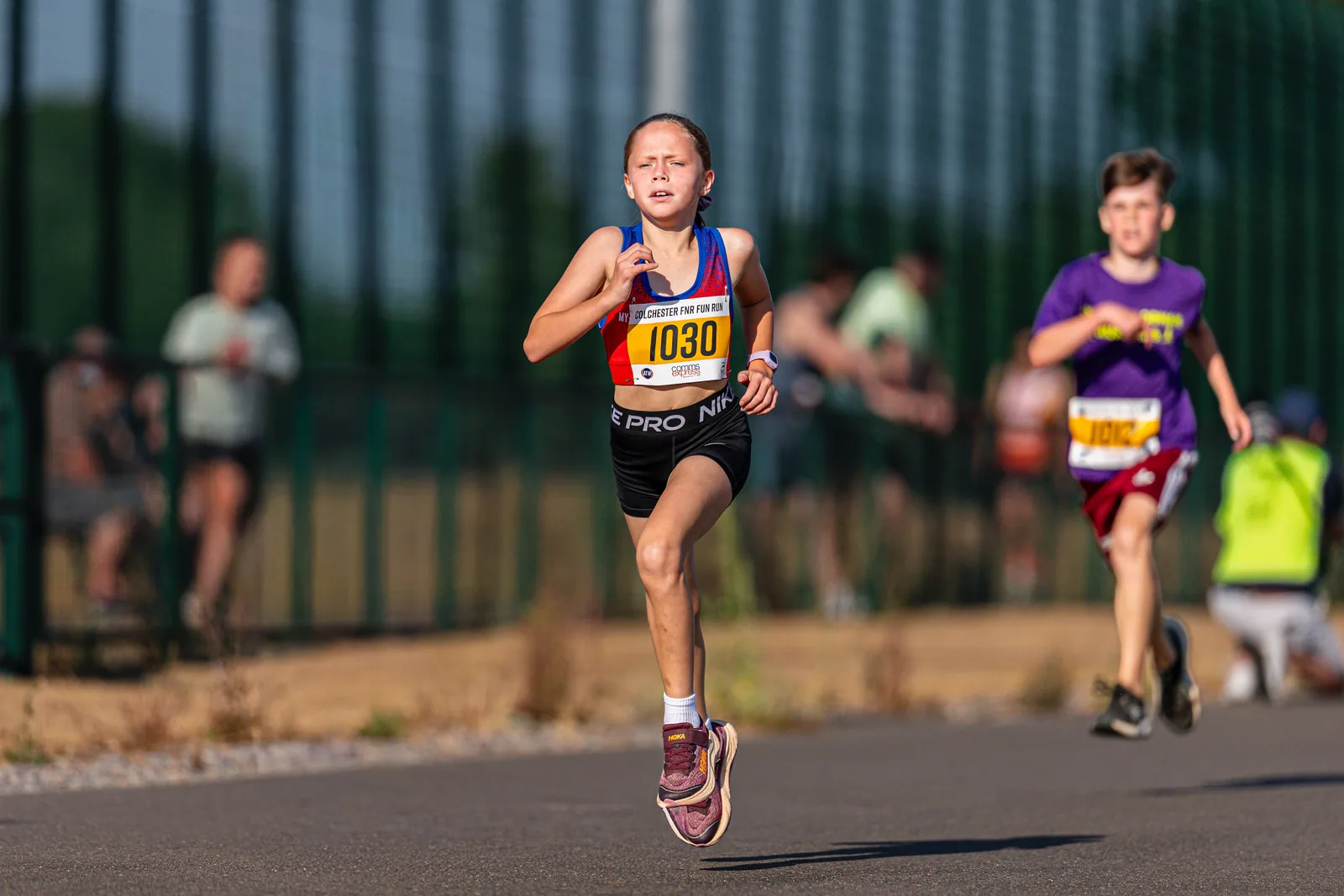 Brentwood Beagles athletes at the Colchester Friday Night 5K / Essex 5K Championships, Colchester, 7 August 2026
