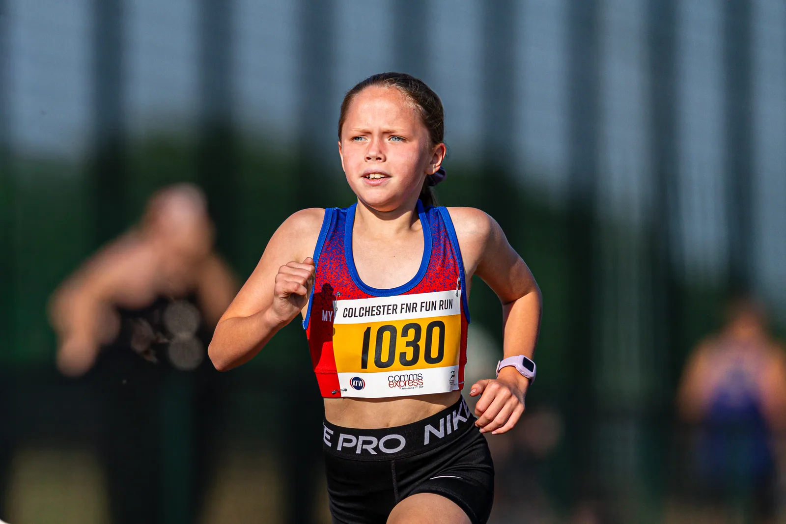 Brentwood Beagles athletes at the Colchester Friday Night 5K / Essex 5K Championships, Colchester, 7 August 2026