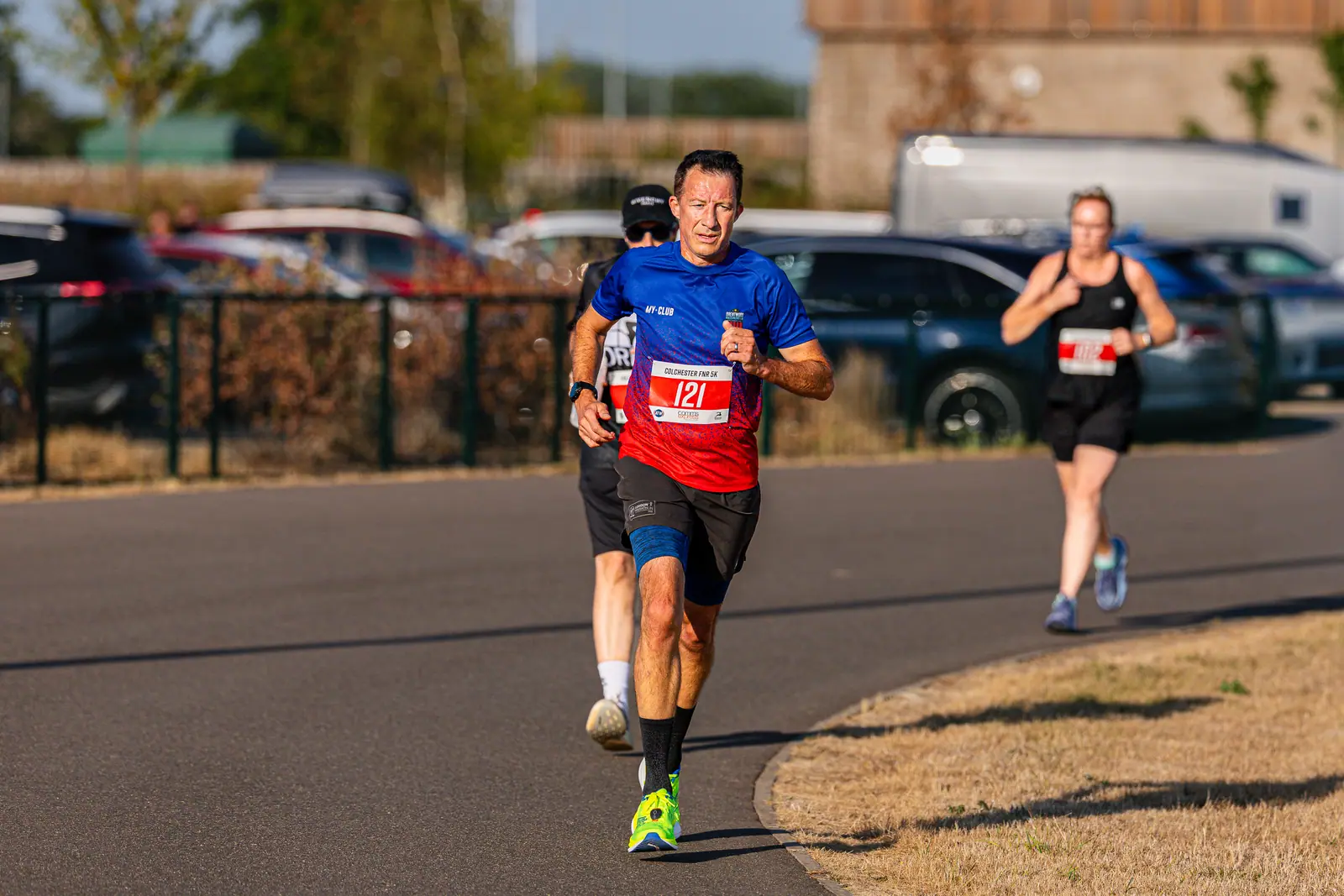 Brentwood Beagles athletes at the Colchester Friday Night 5K / Essex 5K Championships, Colchester, 7 August 2026