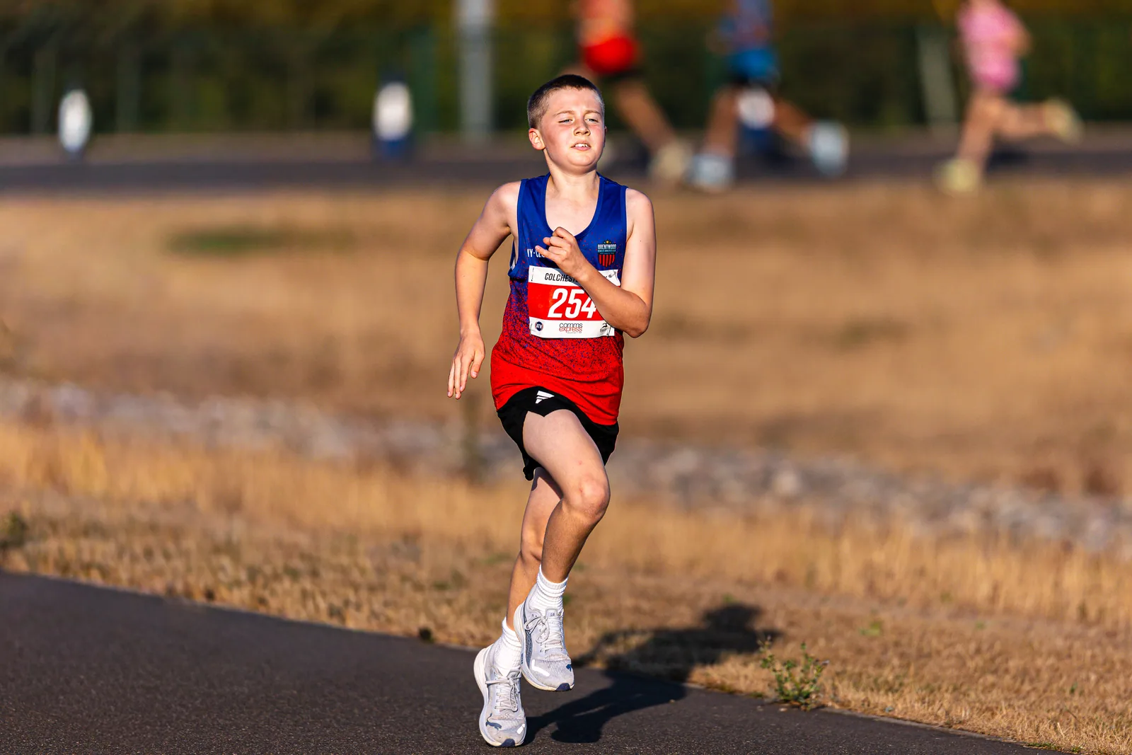 Brentwood Beagles athletes at the Colchester Friday Night 5K / Essex 5K Championships, Colchester, 7 August 2026