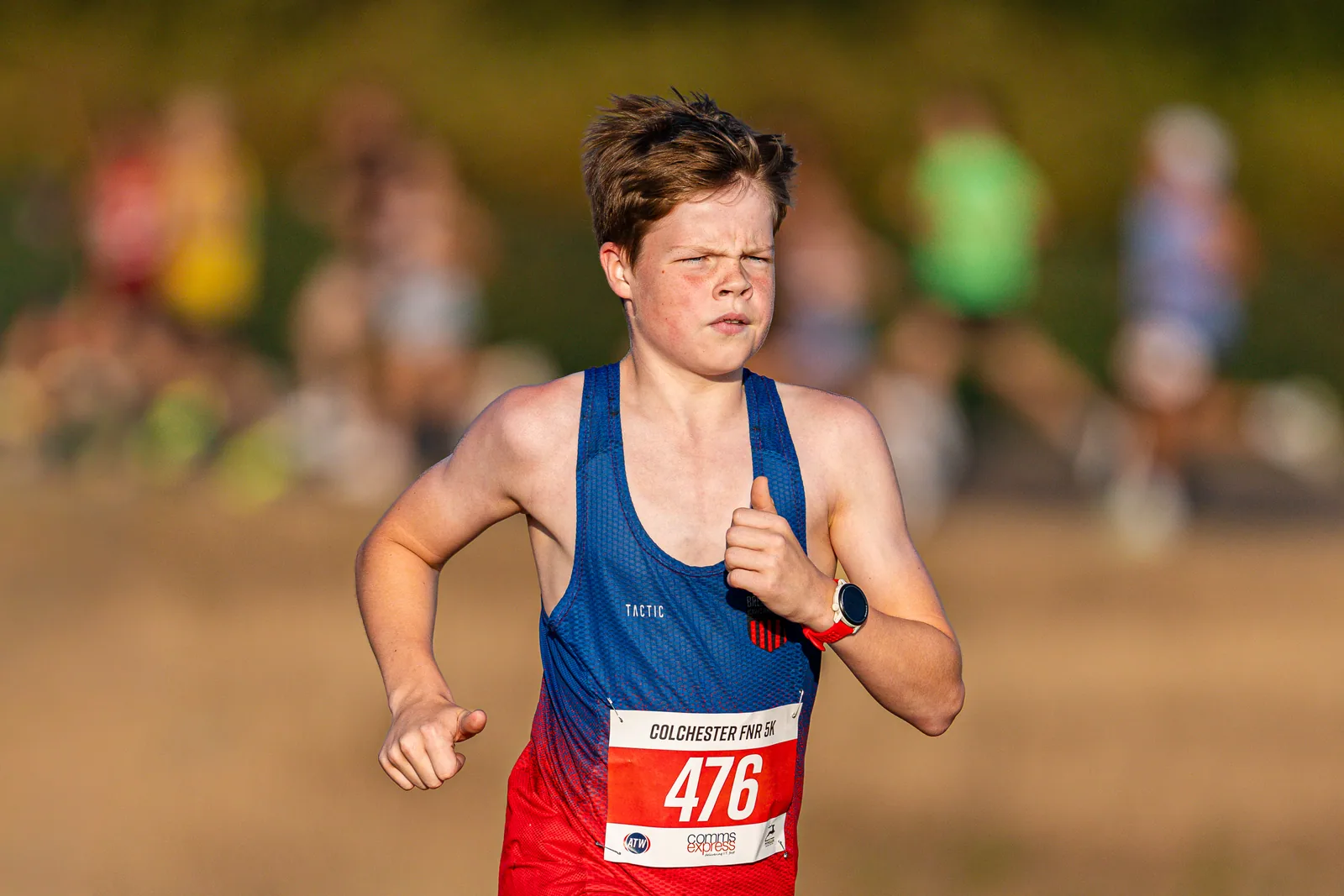Brentwood Beagles athletes at the Colchester Friday Night 5K / Essex 5K Championships, Colchester, 7 August 2026