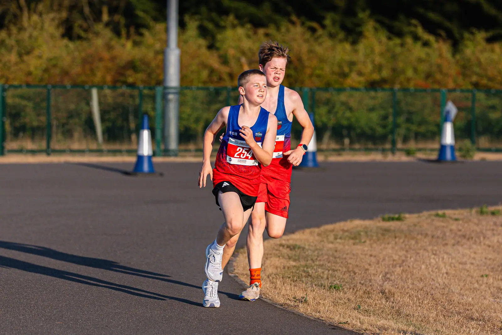 Brentwood Beagles athletes at the Colchester Friday Night 5K / Essex 5K Championships, Colchester, 7 August 2026